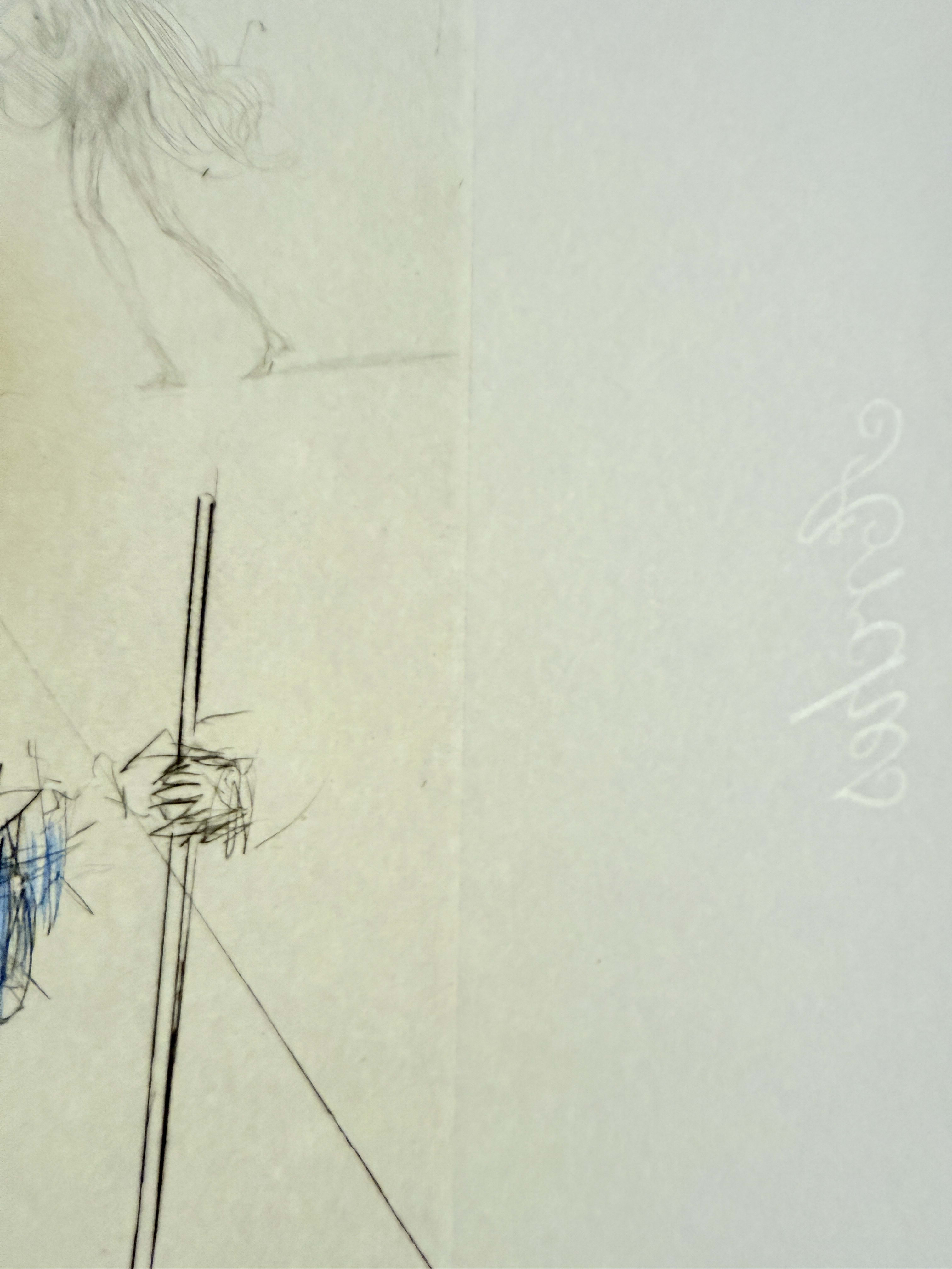 Salvador Dali - Le Vieil Hippy (The Old Hippy), 1969 - Image 2