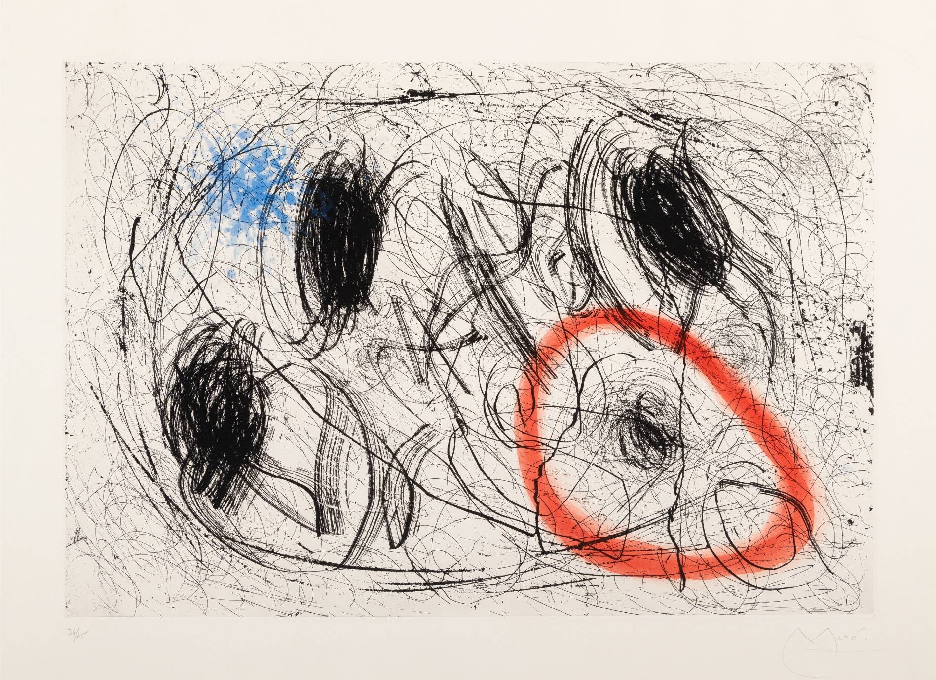 Joan Miro - Le chevelure de Bérénice I (Berenice's Hair I), 1963