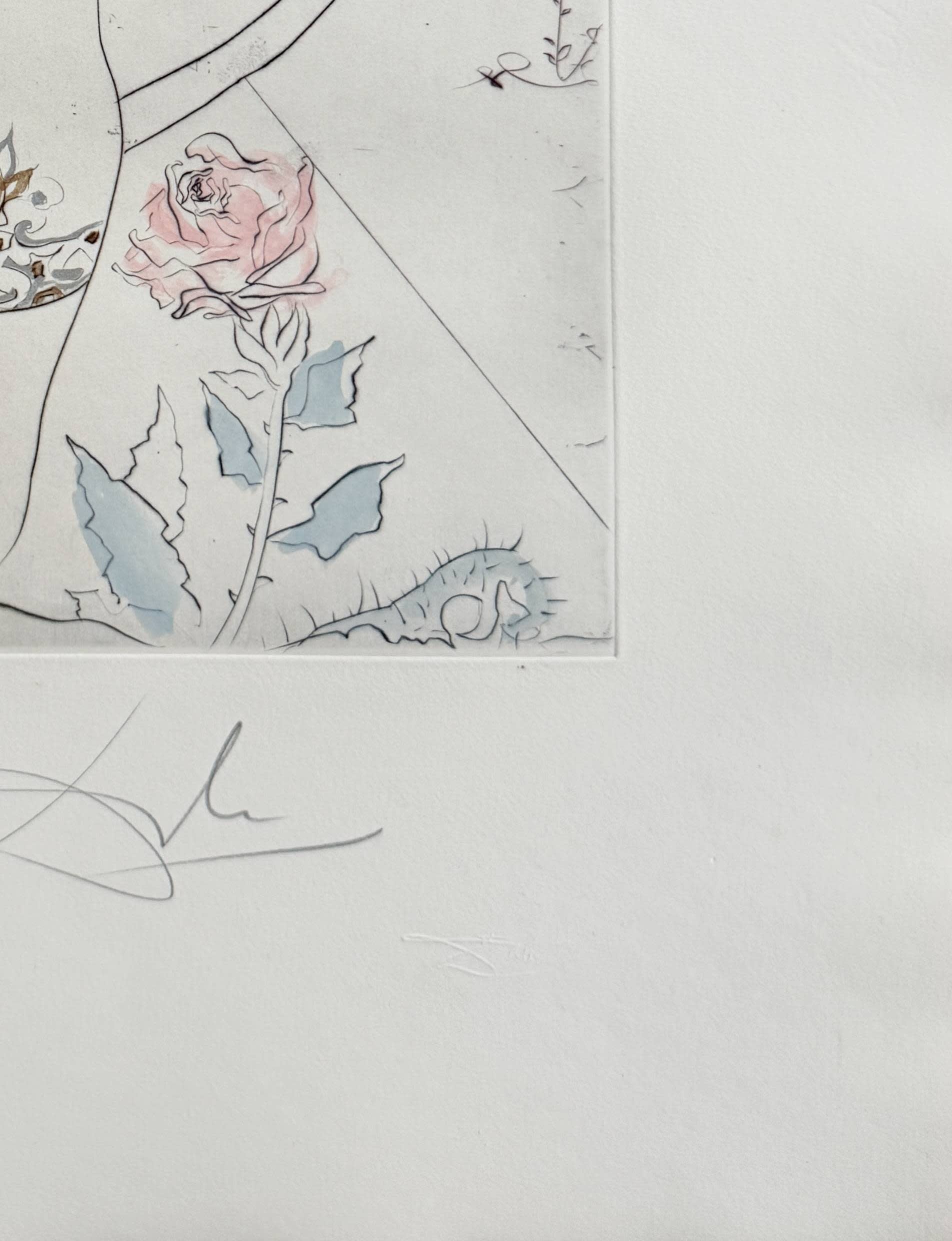 Salvador Dali - Nu à la jarretière (Nude with Garter), 1969 - Image 6