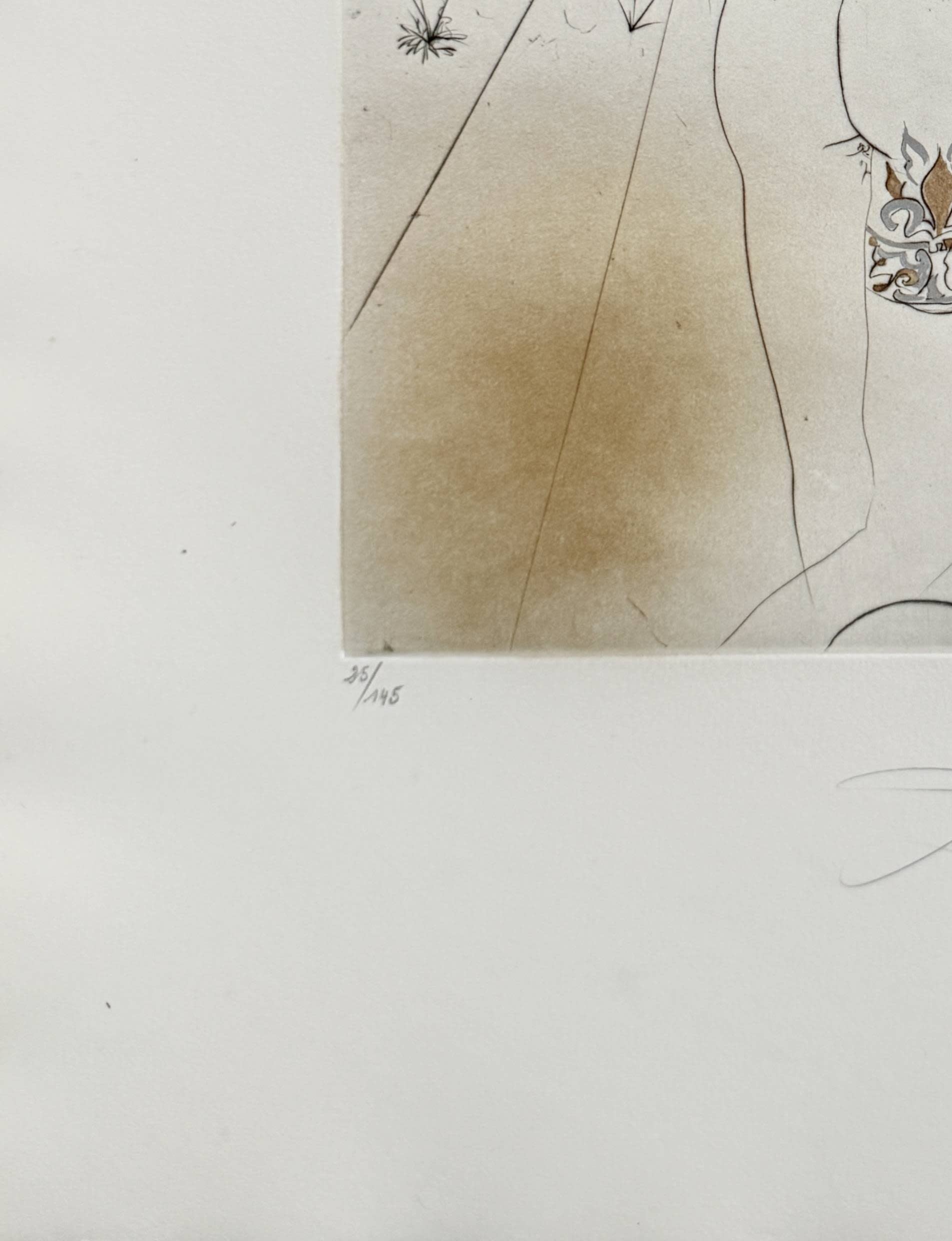 Salvador Dali - Nu à la jarretière (Nude with Garter), 1969 - Image 5