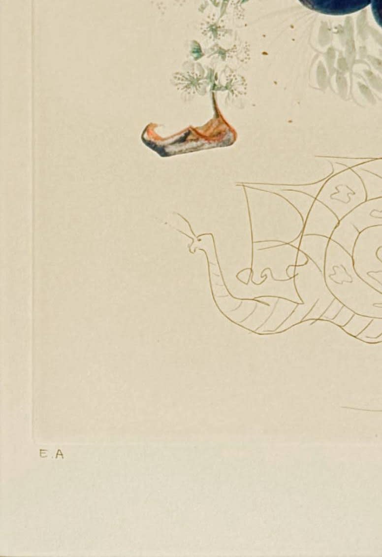 Salvador Dali - Prunier hâtif (Hurrying Plum-tree), 1969 - Image 4