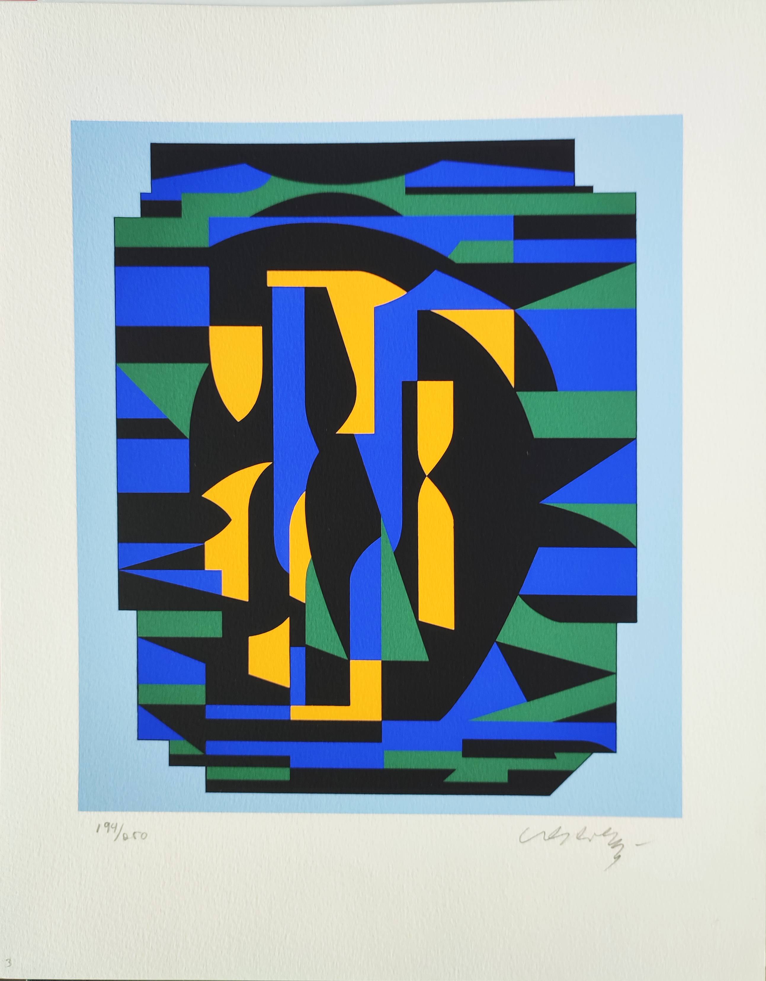 Victor Vasarely - Risir, 1989
