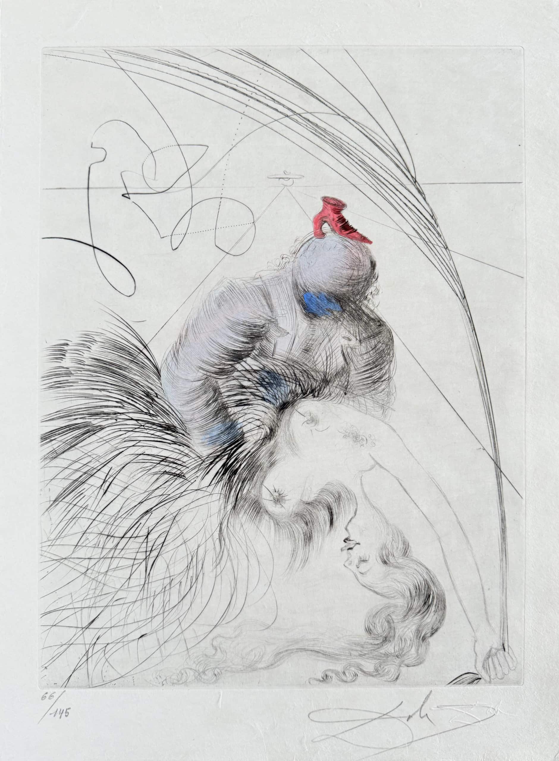 Salvador Dali - Femme à la chaussure, 1969