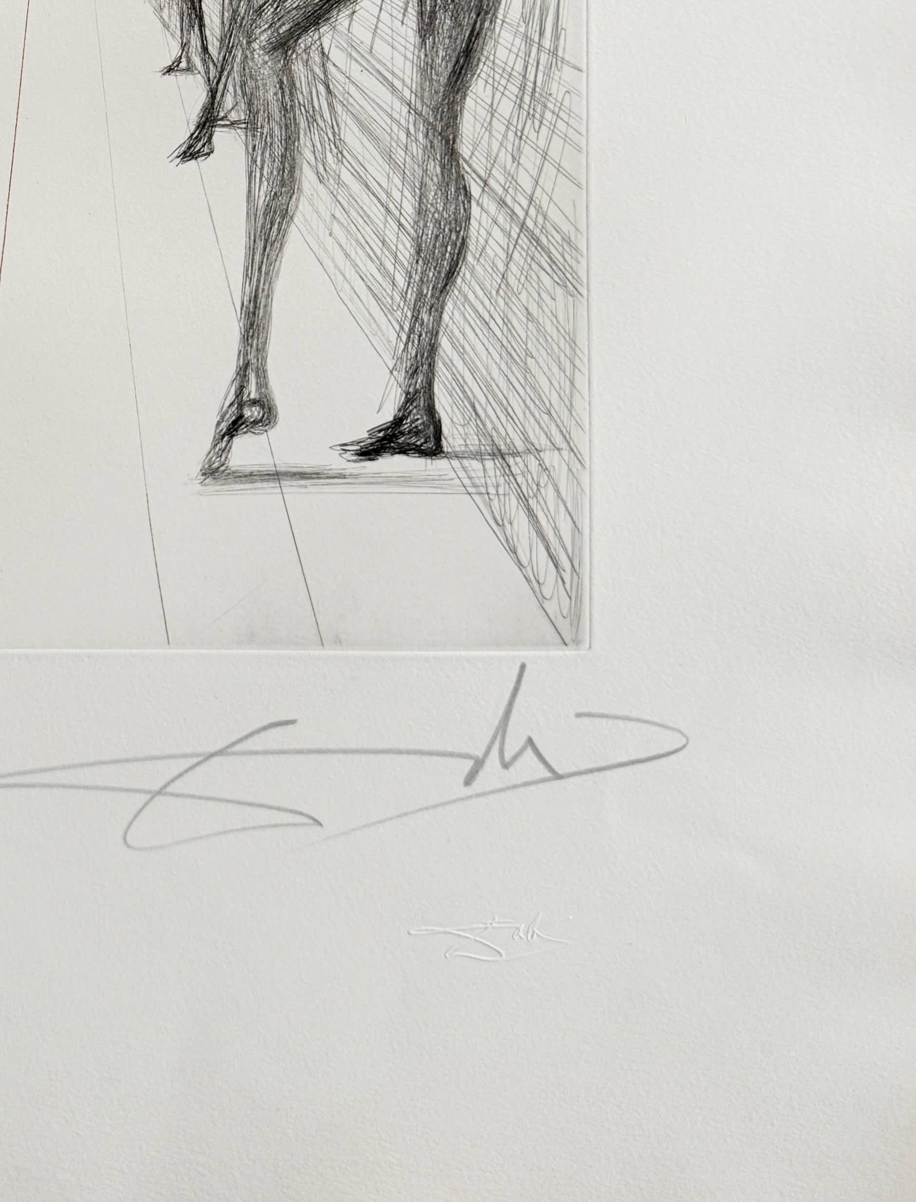 Salvador Dali - Corridor de Kathmandou (Katmandu Corridor), 1969 - Image 6