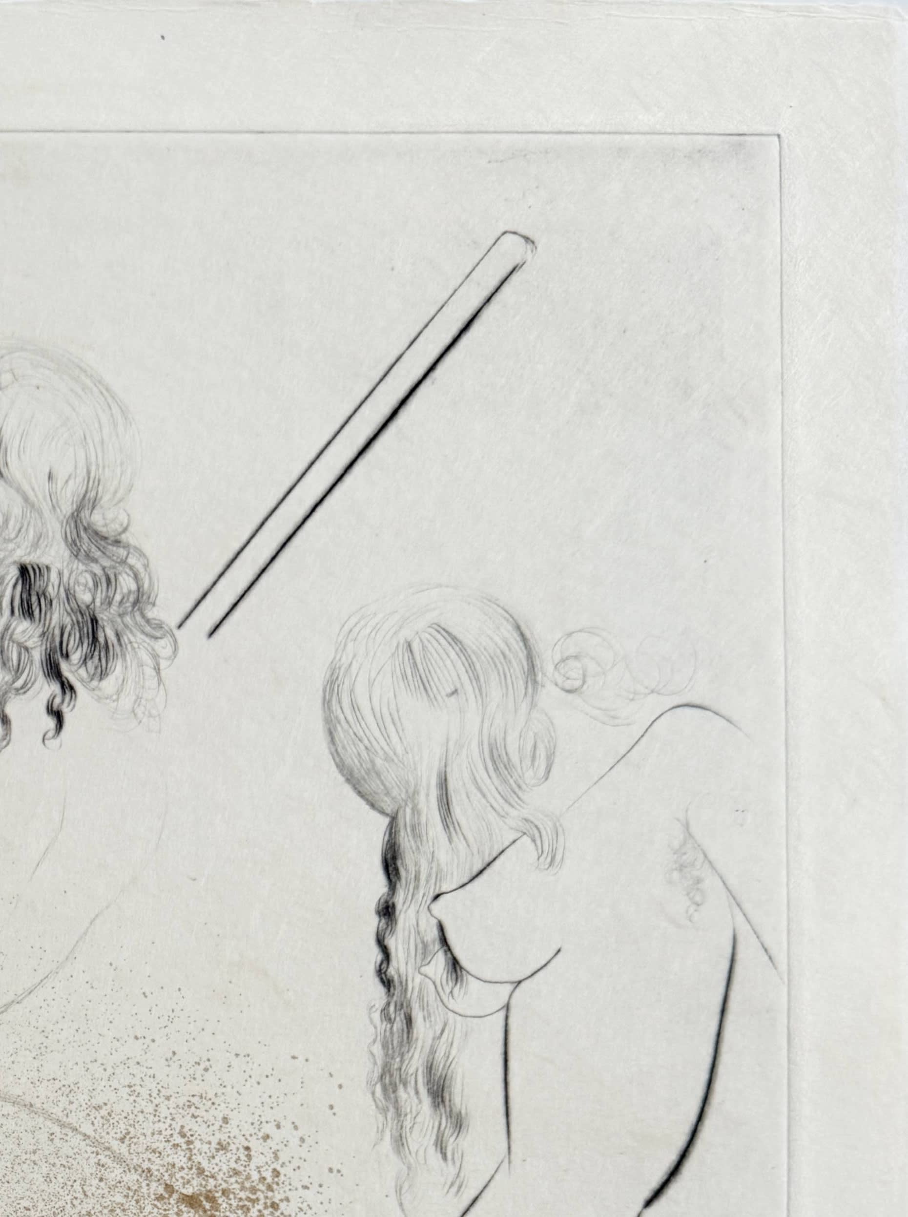 Salvador Dali - Sorcière au Balai (Witch on Broom), 1969 - Image 3