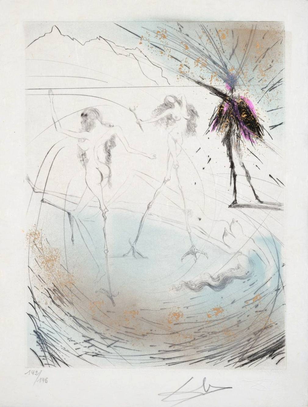 Salvador Dali - Faust (Walpurgis Night), 1969 - Image 6