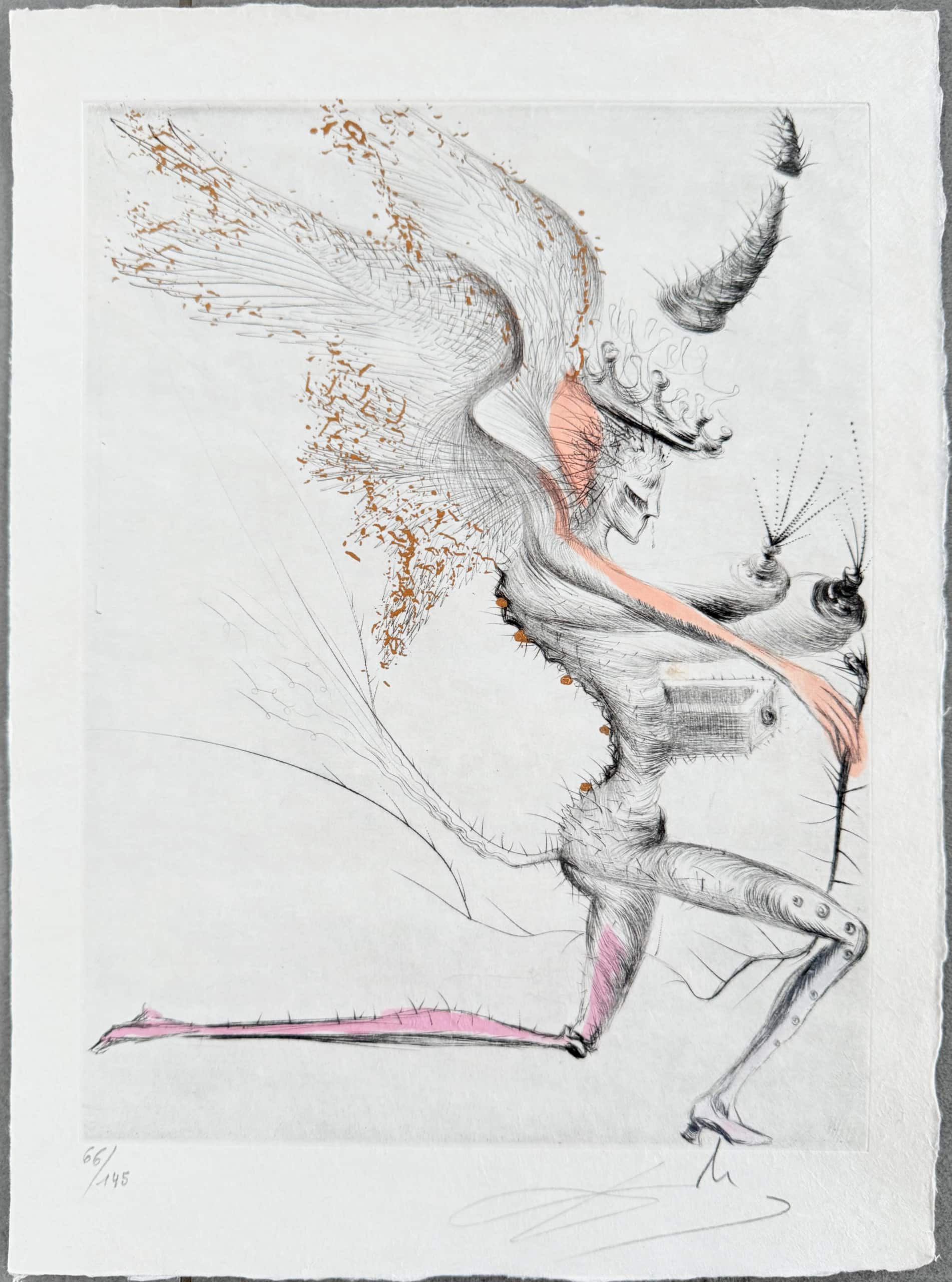 Salvador Dali - Le Démon ailé, 1969 - Image 6