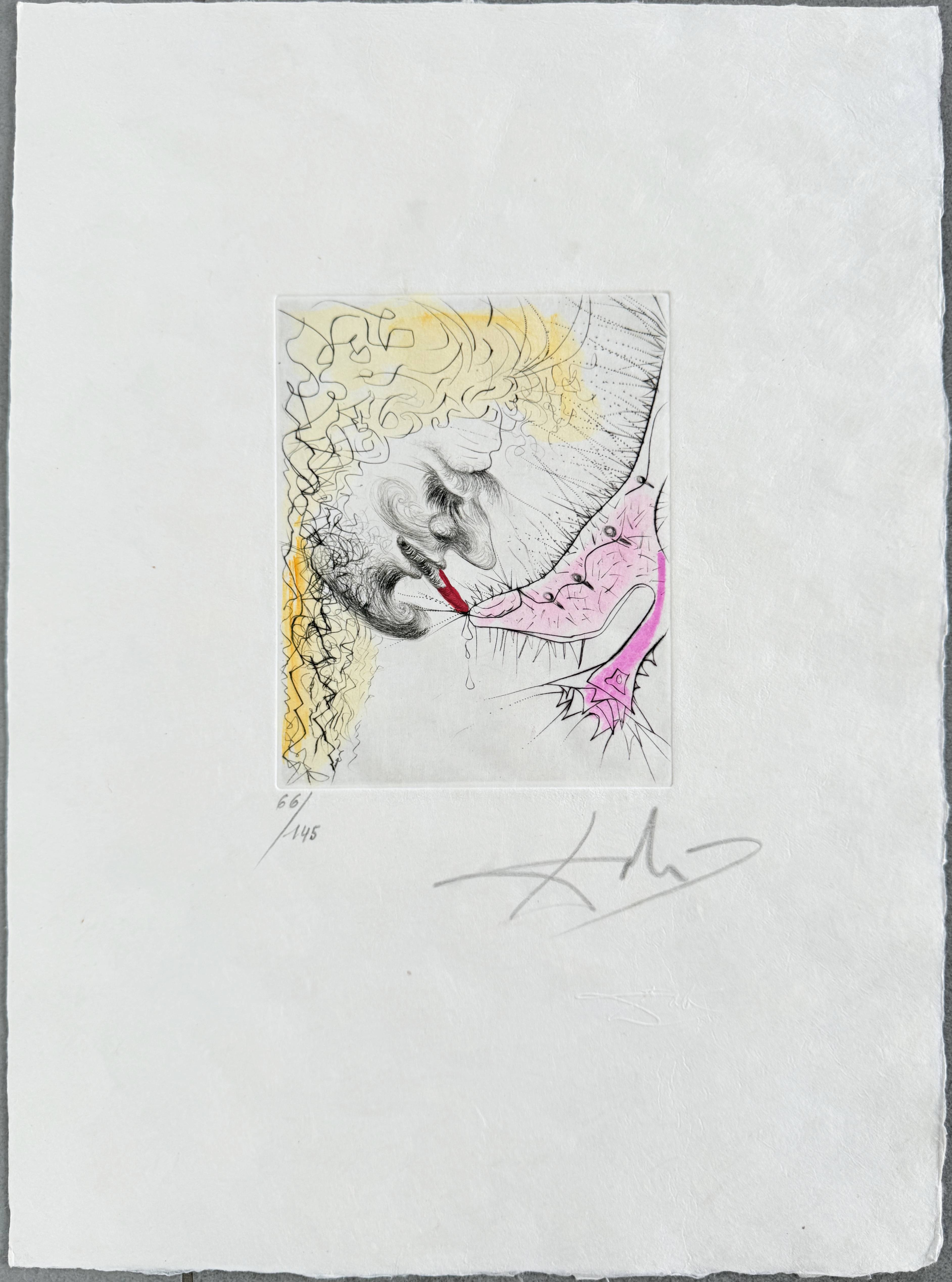 Salvador Dali - Homme baisant la chaussure, 1969 - Image 6