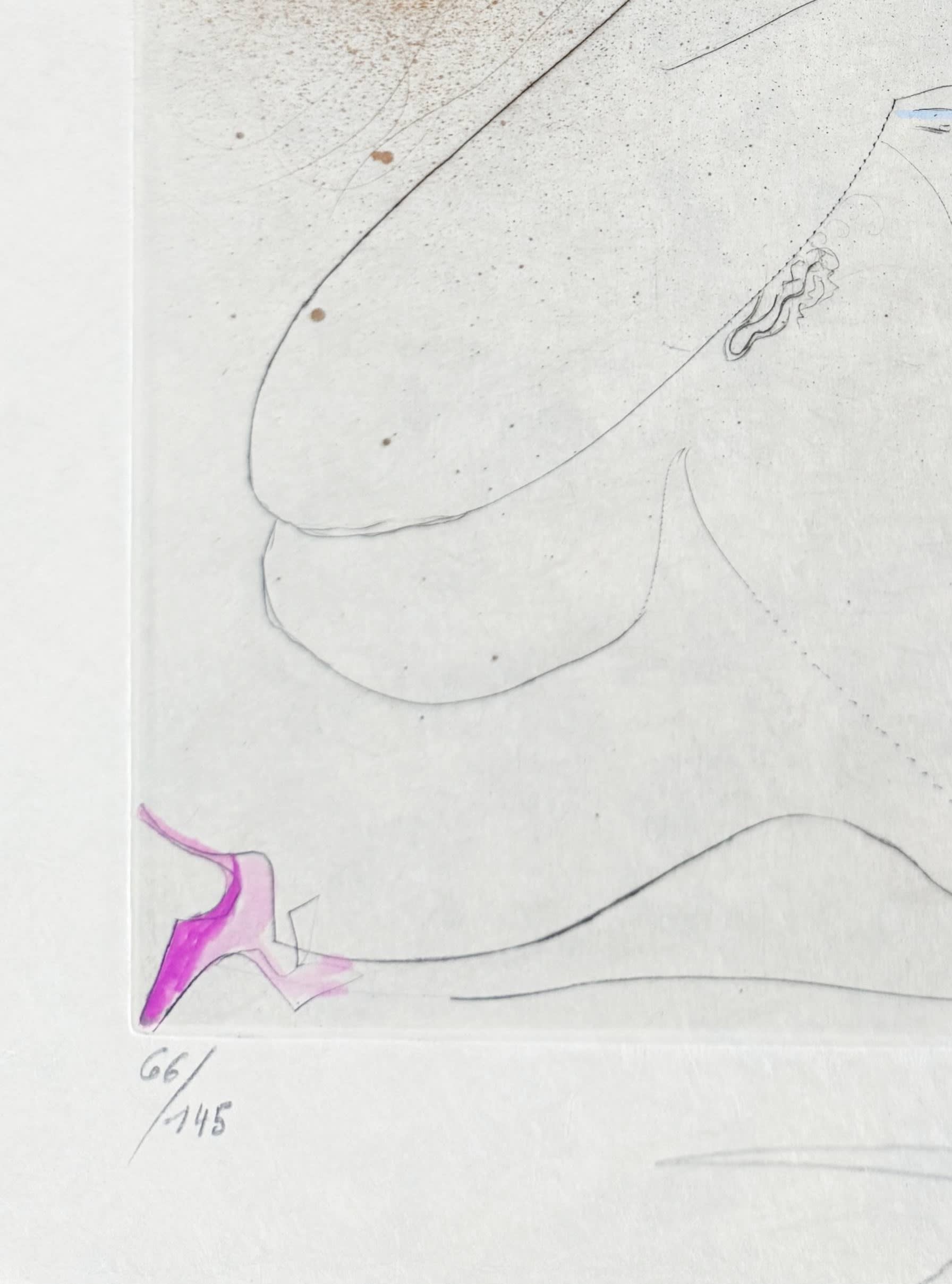 Salvador Dali - Femme à le béquille, 1969 - Image 4