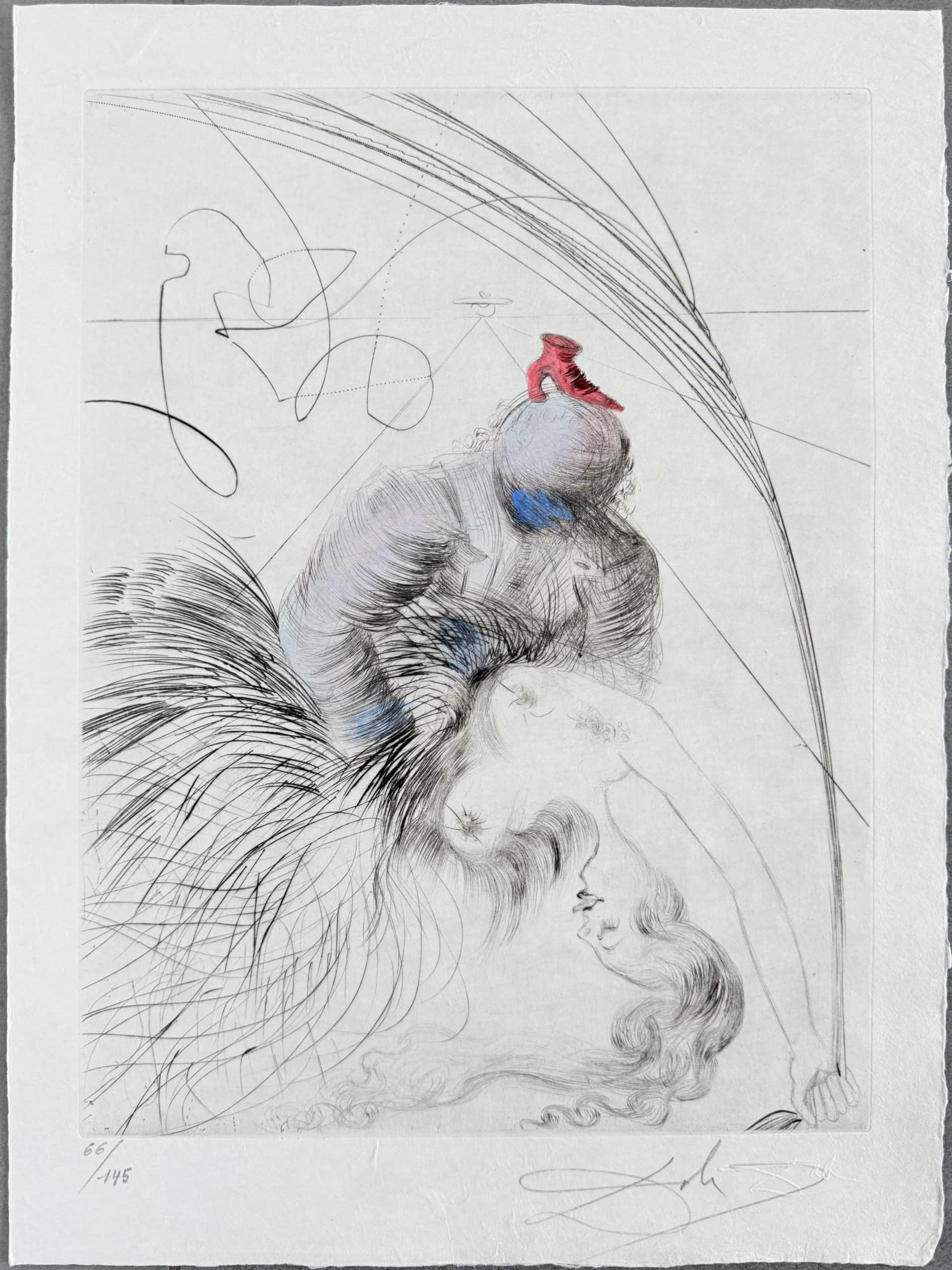 Salvador Dali - Femme à la chaussure, 1969 - Image 6