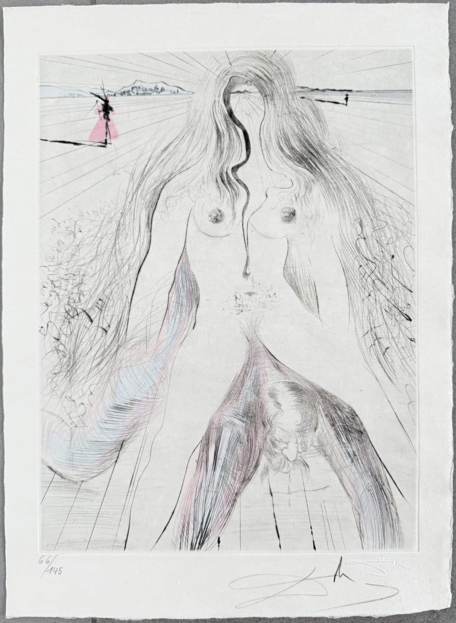Salvador Dali - Femme à cheval, 1969 - Image 6