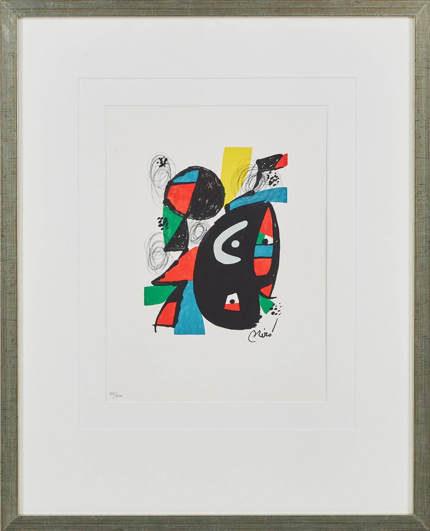 Joan Miro - La Mélodie Acide, Planche XII, 1980