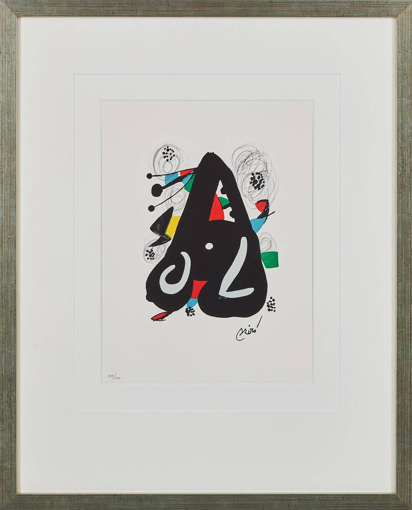 Joan Miro - La Mélodie Acide, Planche IX, 1980