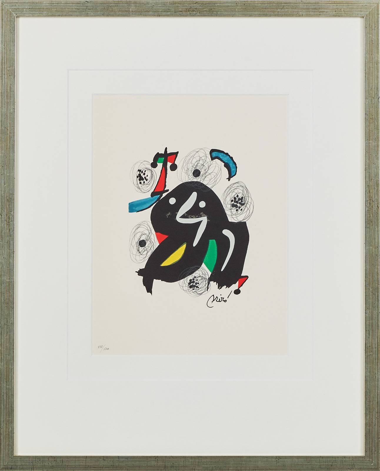 Joan Miro - La Mélodie Acide, Planche IV, 1980