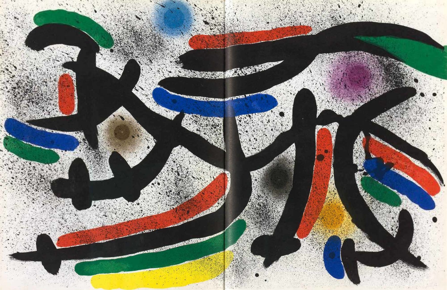 Joan Miro - Litografía original IX, 1972