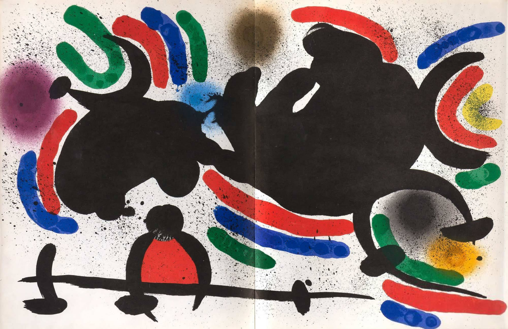 Joan Miro - Litografía original IV, 1972