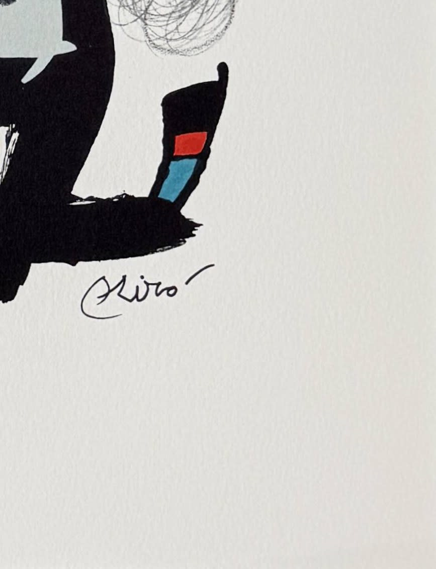 Joan Miro - La Mélodie Acide, Planche I, 1980 - Image 6