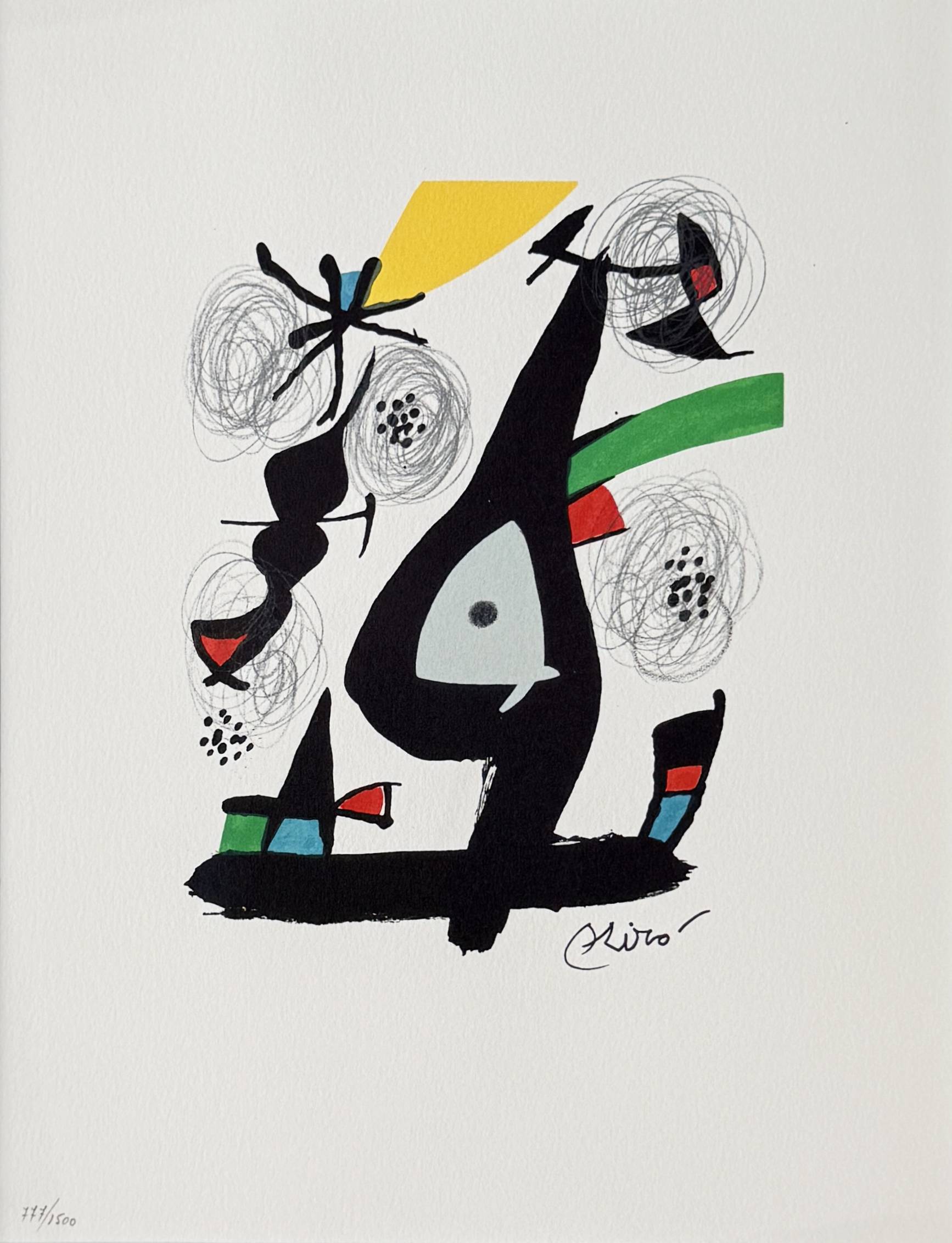 Joan Miro - La Mélodie Acide, Planche I, 1980 - Image 2