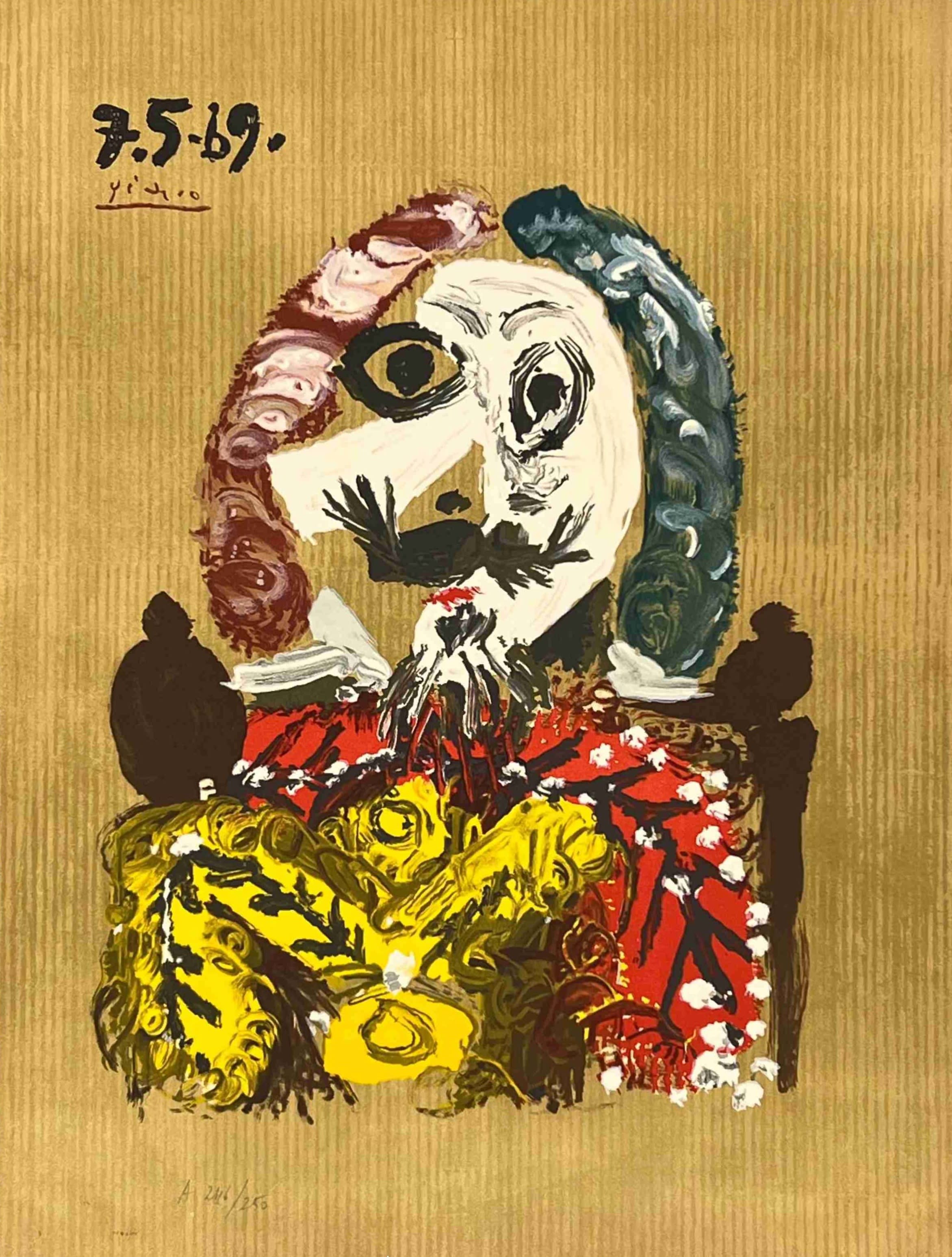 Pablo Picasso - Portraits Imaginaires 7.5.69, 1969 - Image 2