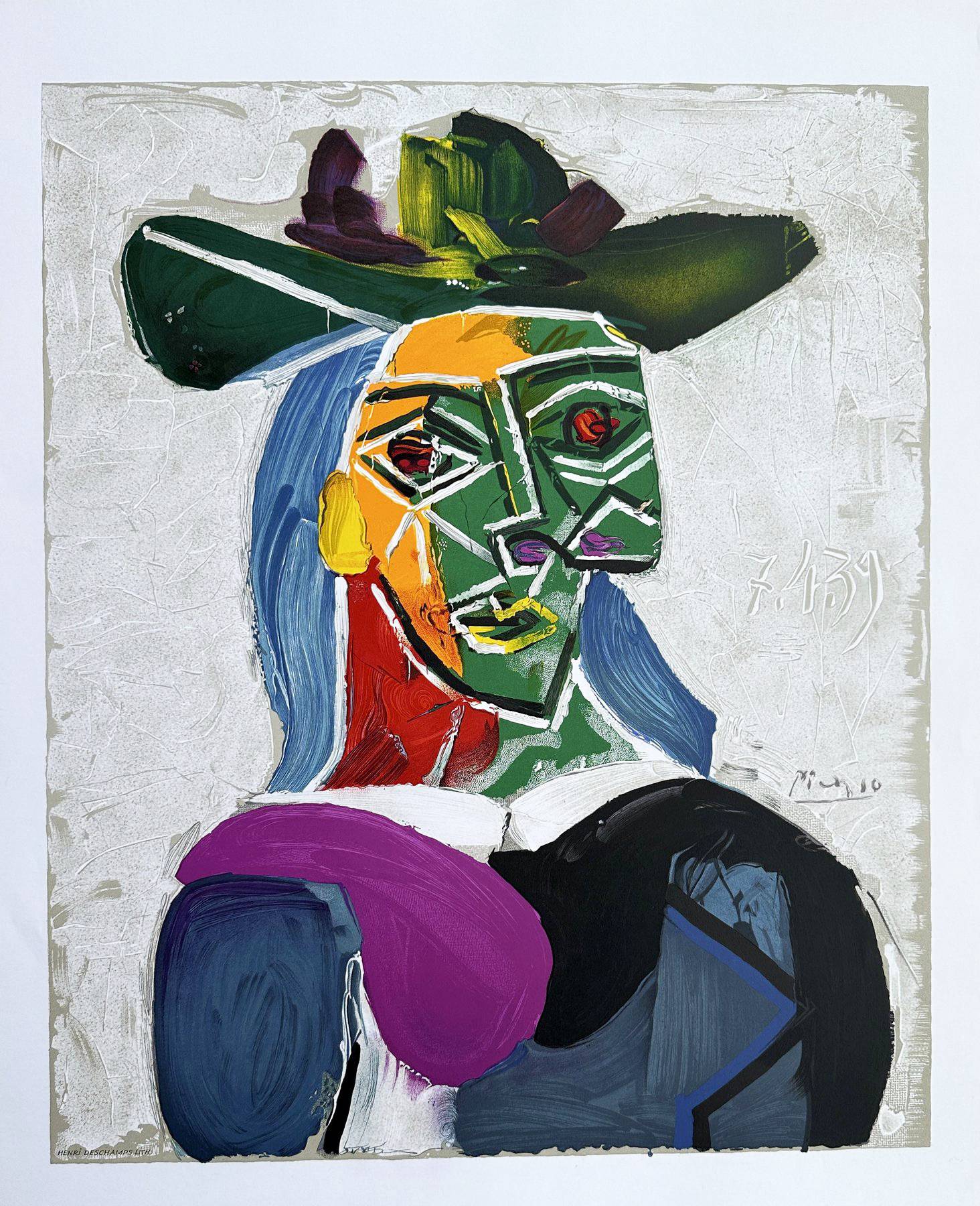 Pablo Picasso - Femme au chapeau (Dora Maar), 1956