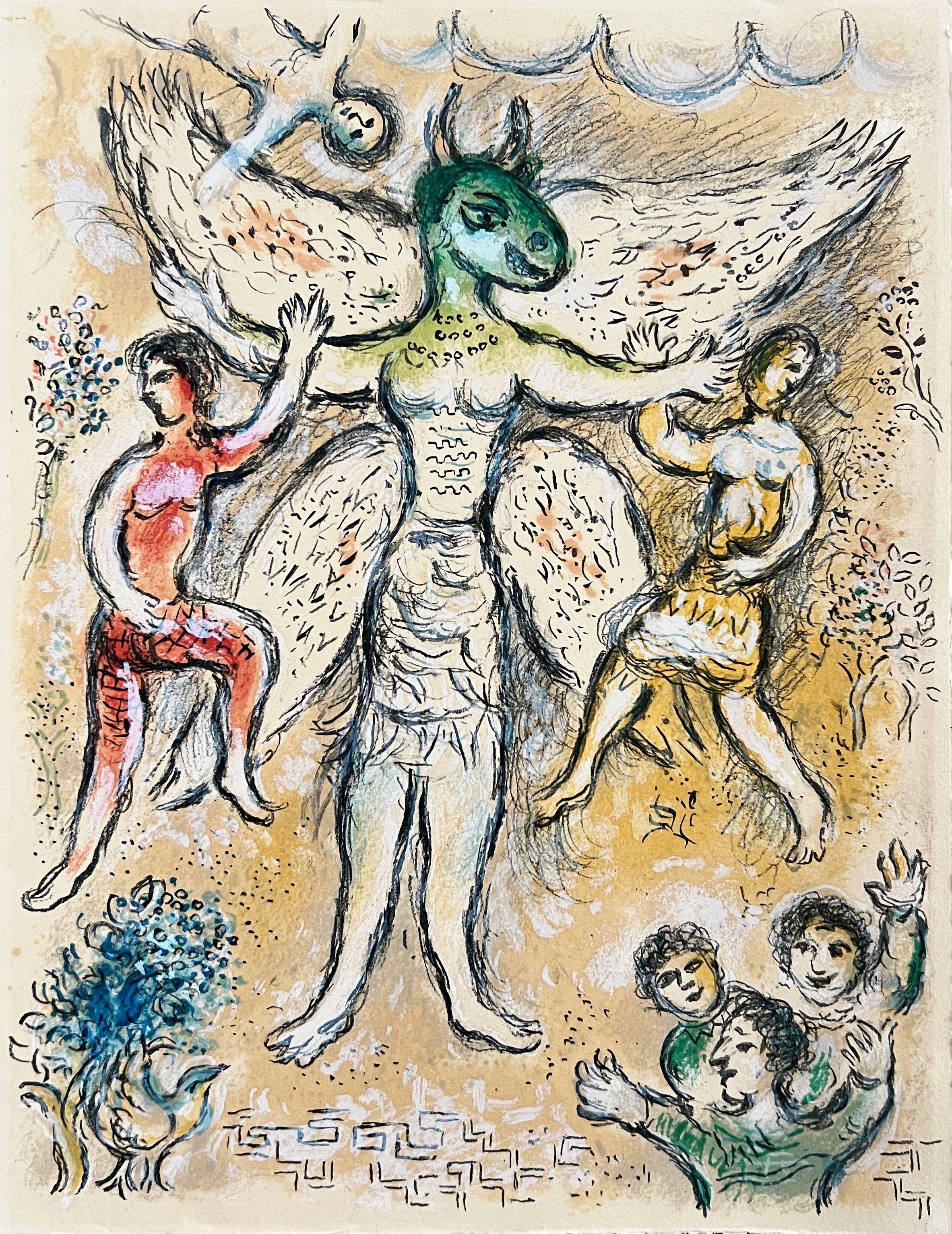 Marc Chagall - L'Odyssée, Planche XLI, 1975