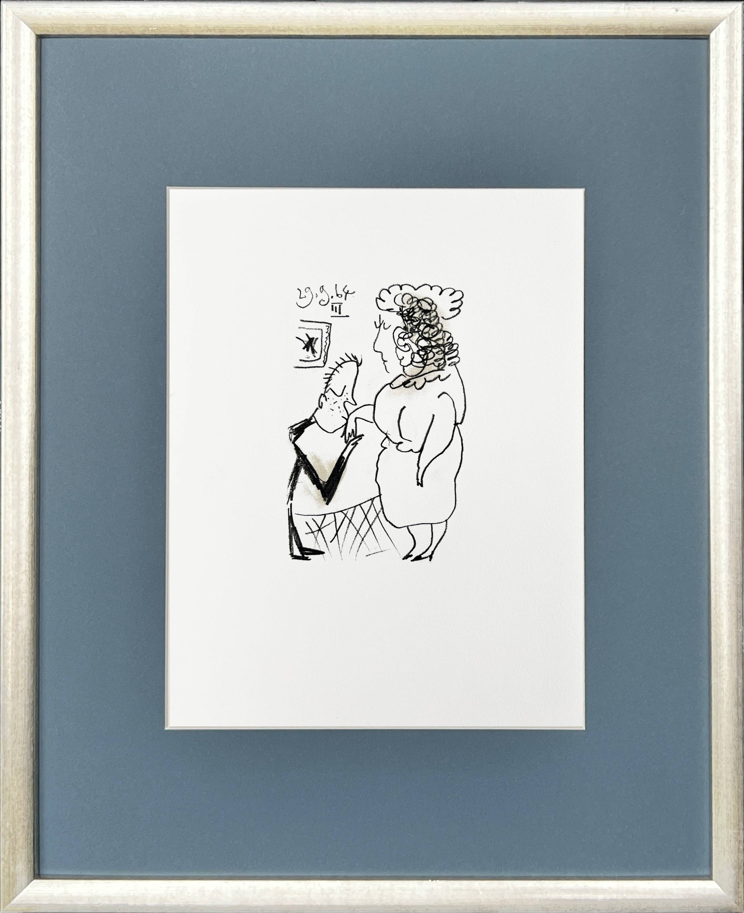 Pablo Picasso - The Taste of Happiness, Planche XLI, 1970 1 Pablo Picasso - The Taste of Happiness, Planche XLI, 1970