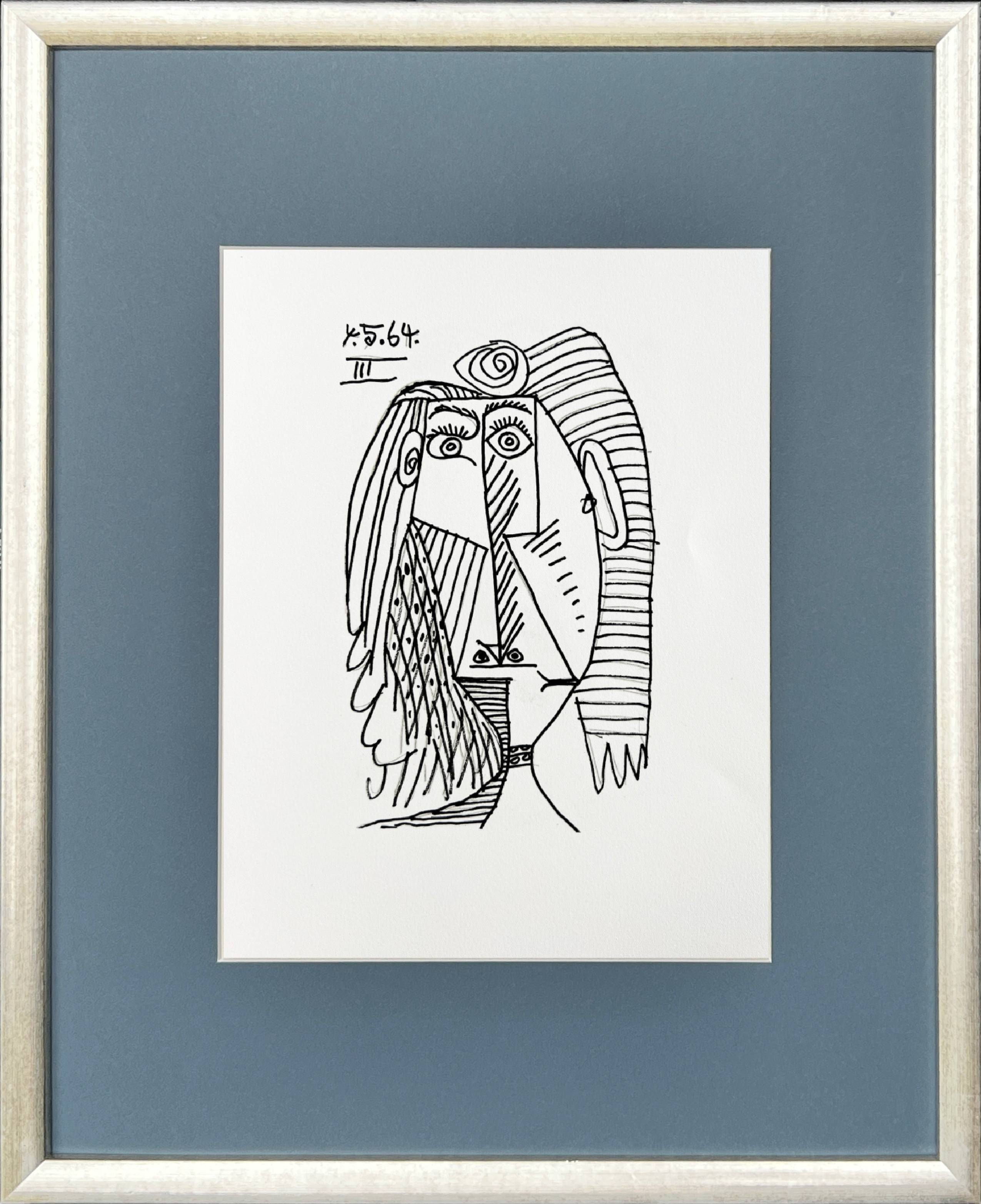 Pablo Picasso - The Taste of Happiness, Planche VII, 1970 1 Pablo Picasso - The Taste of Happiness, Planche VII, 1970