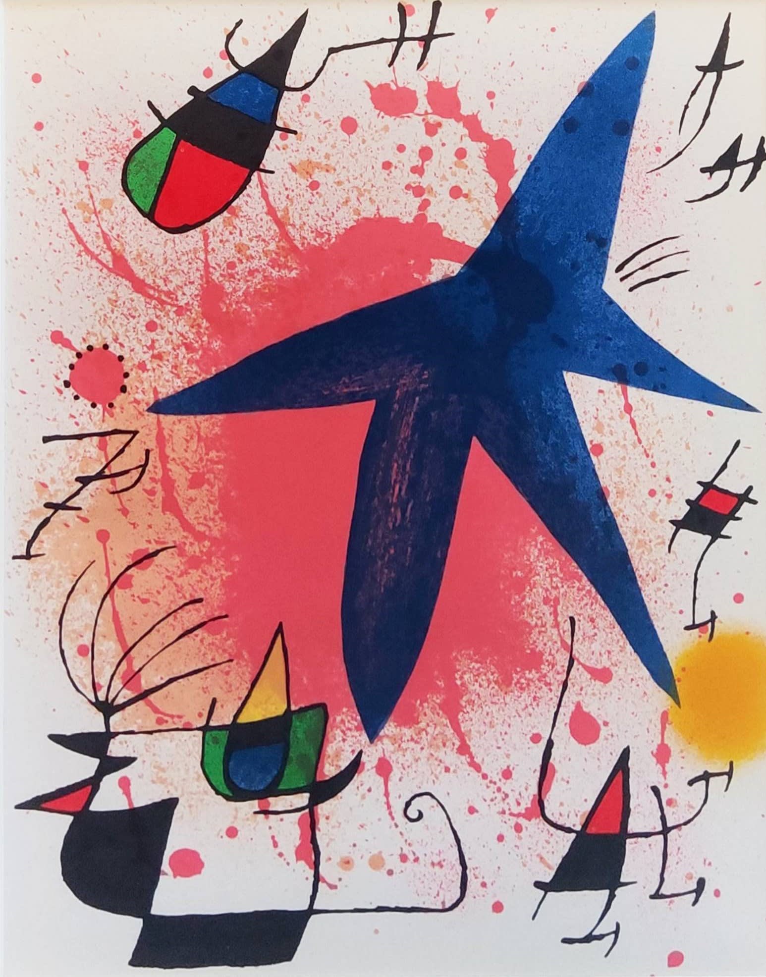 Joan Miro - Litografía original I, 1972 - Image 2