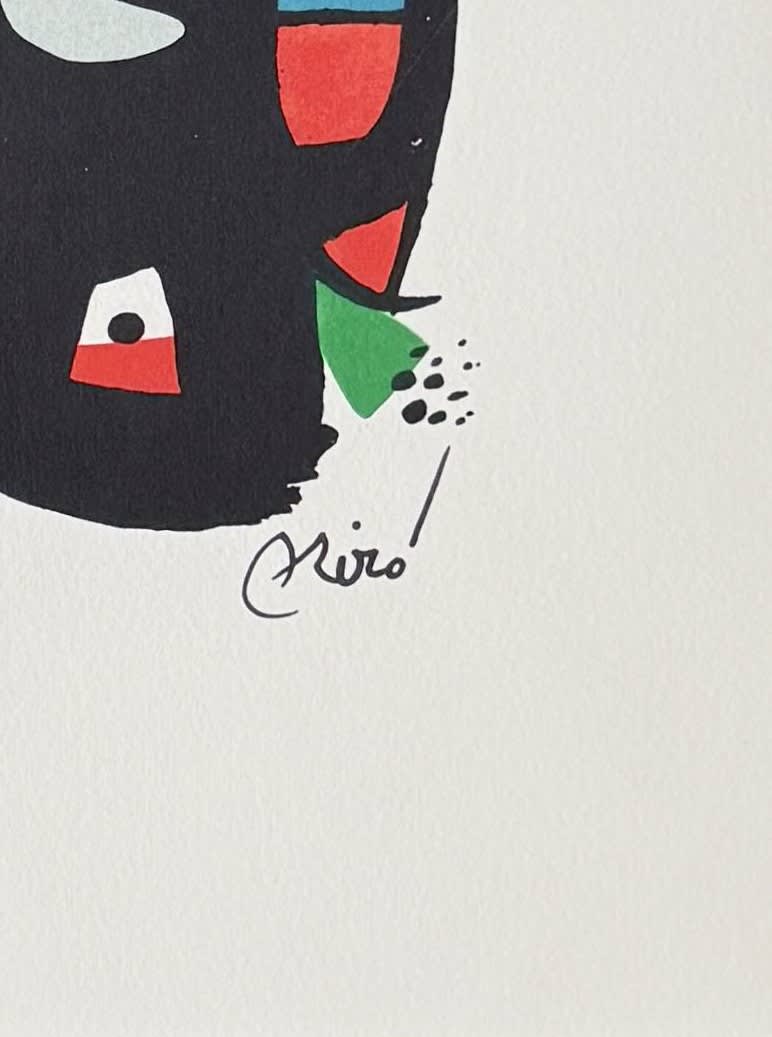 Joan Miro - La Mélodie Acide, Planche XII, 1980 - Image 6