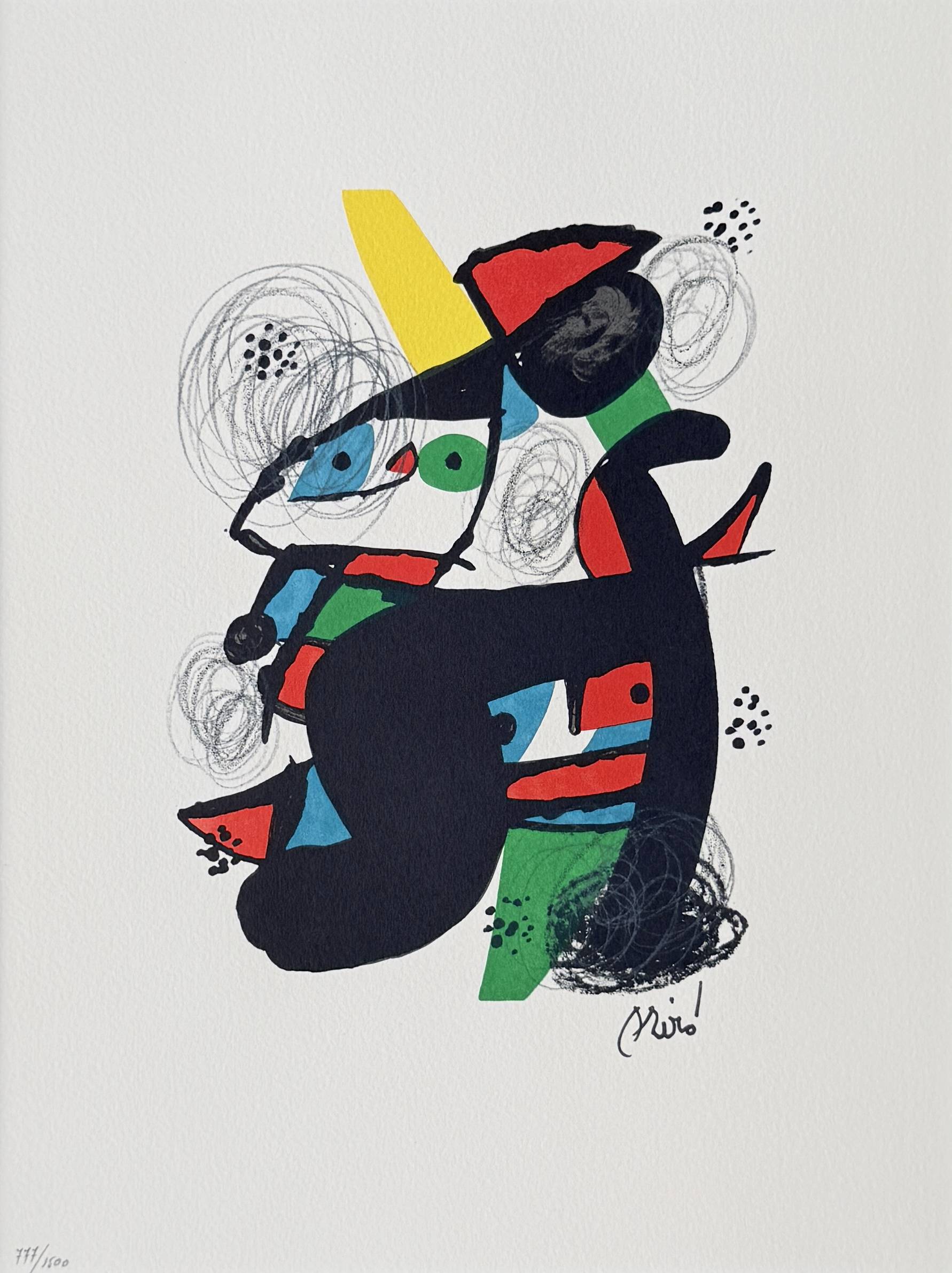 Joan Miro - La Mélodie Acide, Planche XI, 1980 - Image 2