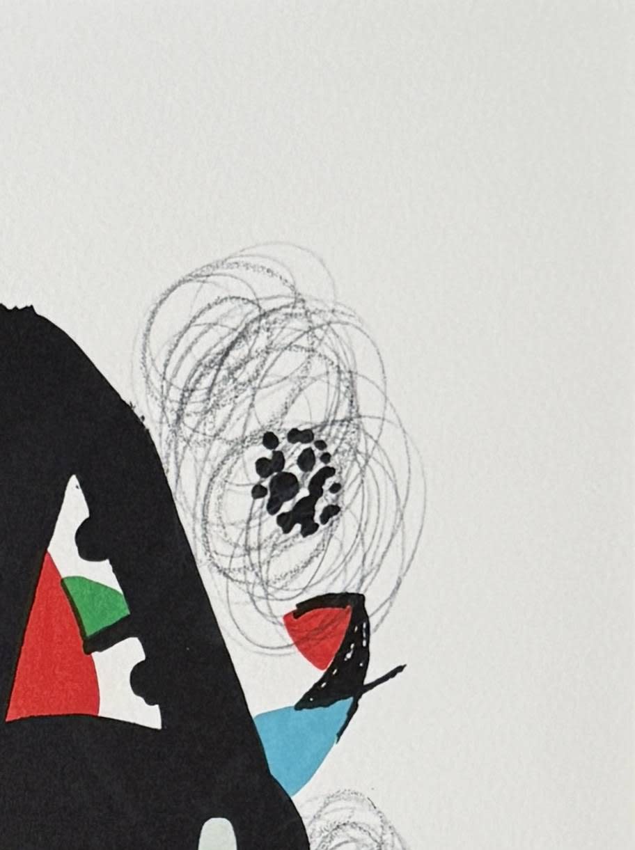 Joan Miro - La Mélodie Acide, Planche IX, 1980 4 Joan Miro - La Mélodie Acide, Planche IX, 1980 - Image 4