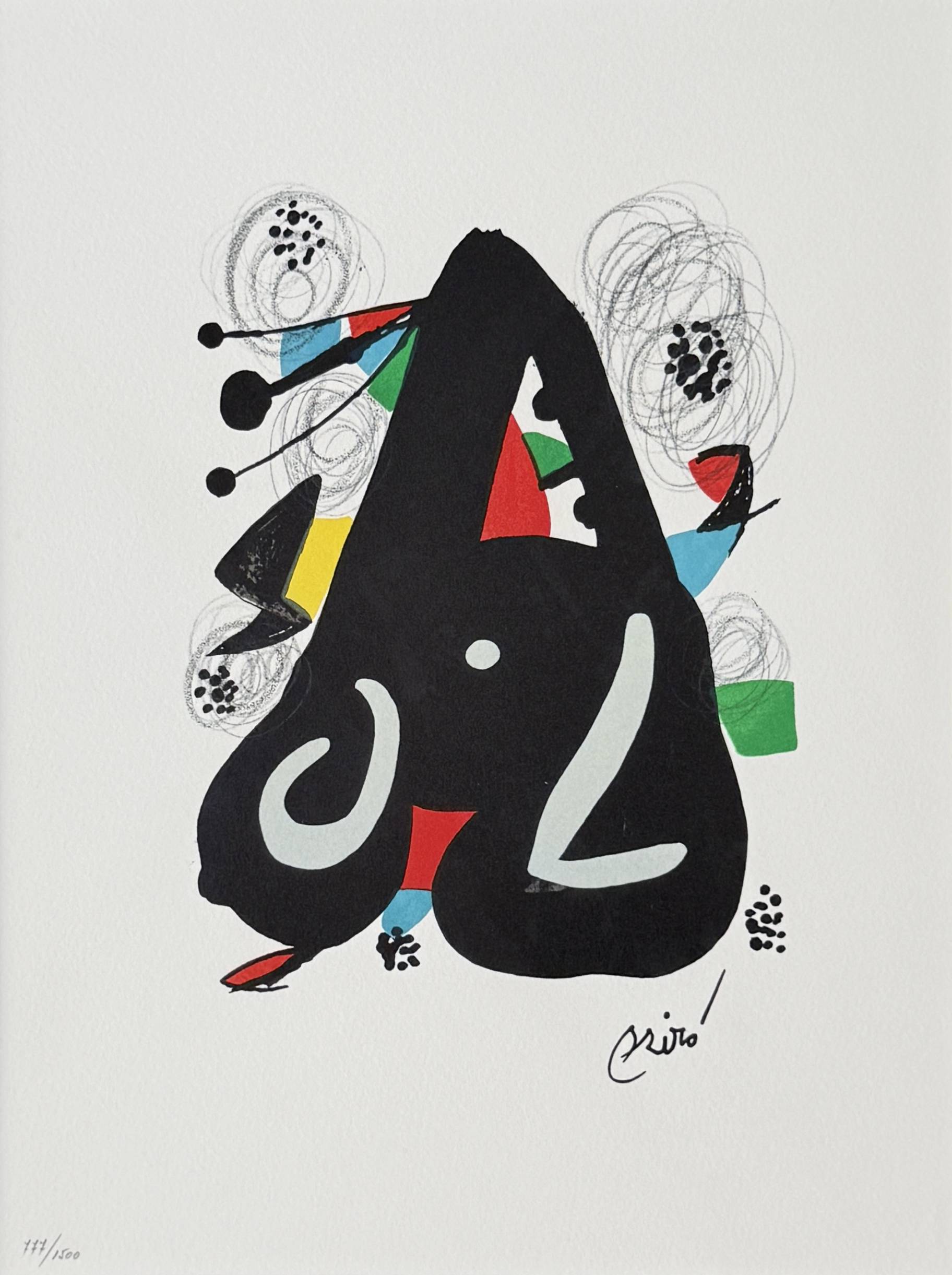 Joan Miro - La Mélodie Acide, Planche IX, 1980 - Image 2