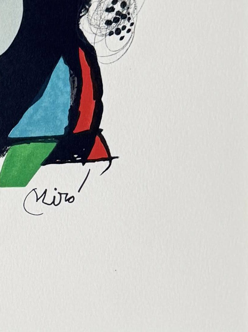 Joan Miro - La Mélodie Acide, Planche VIII, 1980 - Image 6