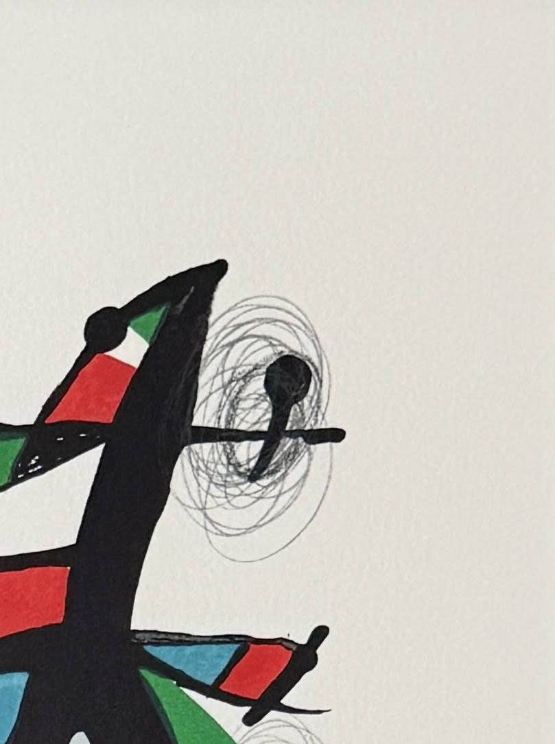 Joan Miro - La Mélodie Acide, Planche V, 1980 - Image 4