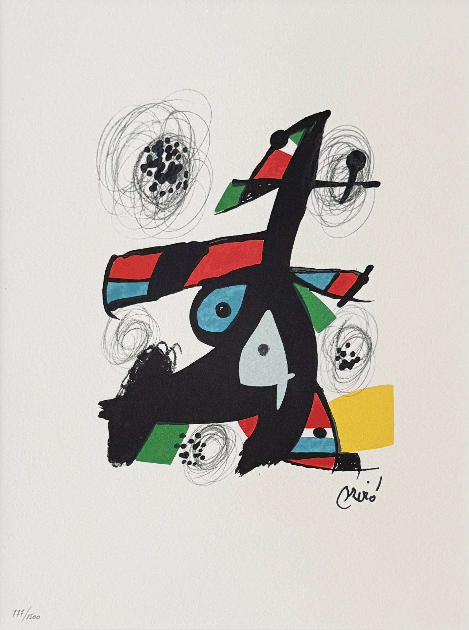 Joan Miro - La Mélodie Acide, Planche V, 1980 - Image 2