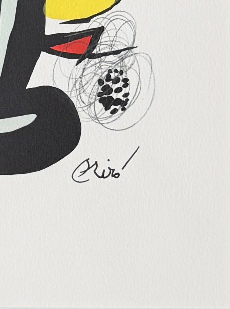 Joan Miro - La Mélodie Acide, Planche III, 1980 - Image 6