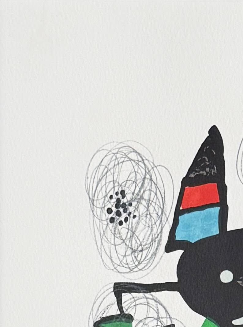 Joan Miro - La Mélodie Acide, Planche III, 1980 - Image 3