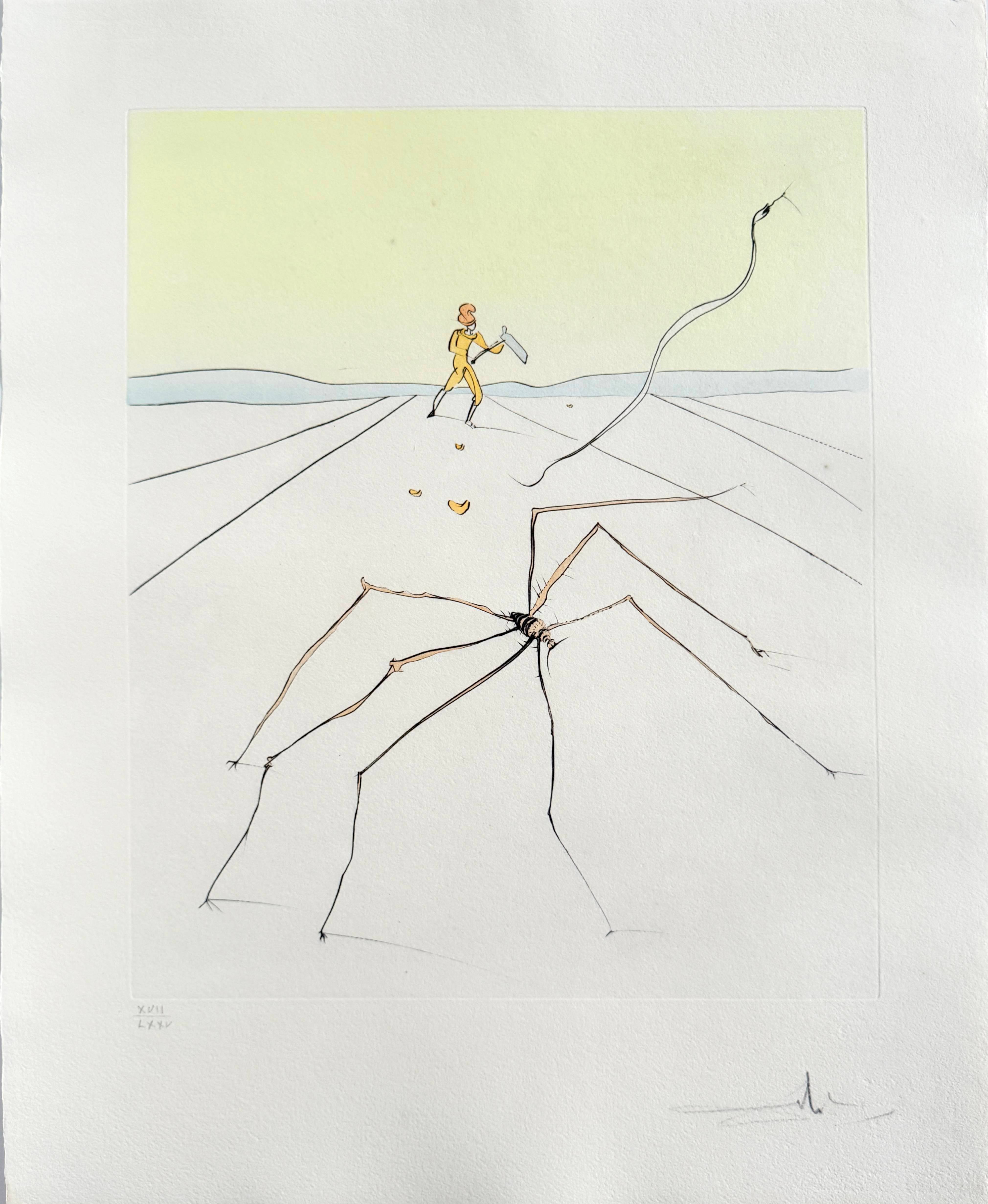 Salvador Dali - Kumo (The weaver spider), 1974