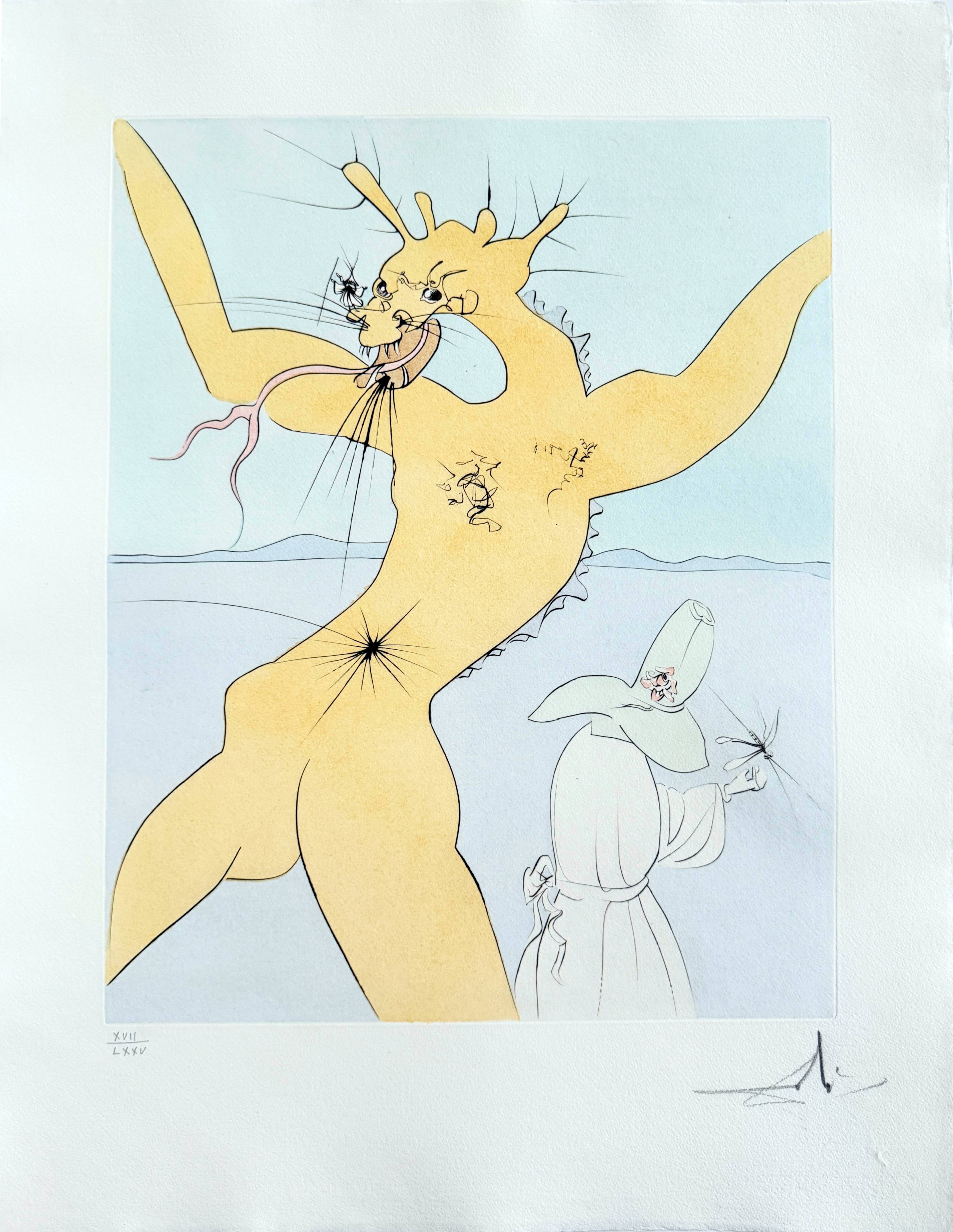 Salvador Dali - Shunboshi (Little one-inch), 1974