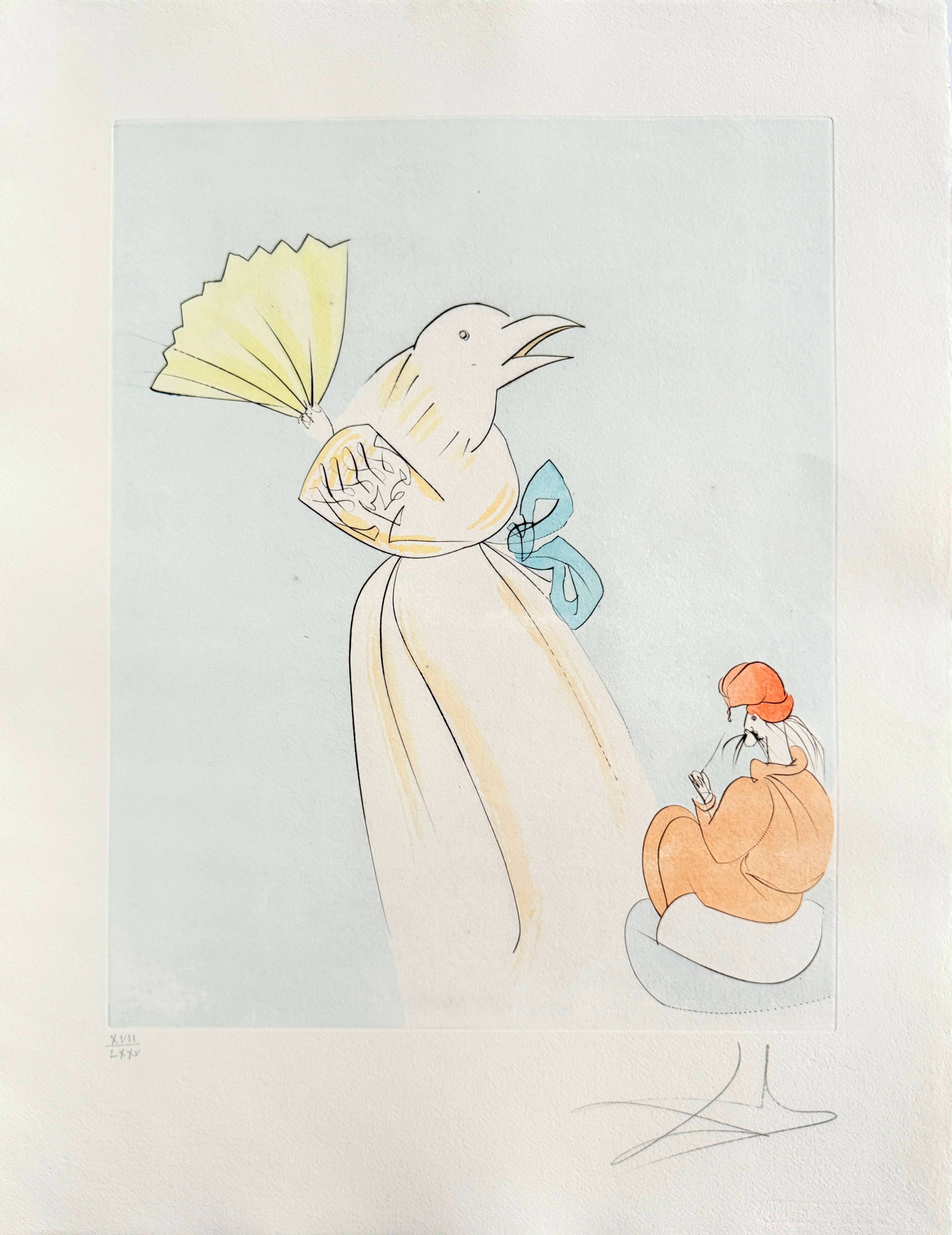 Salvador Dali - Shitakiri (The tongue-cut sparrow), 1974