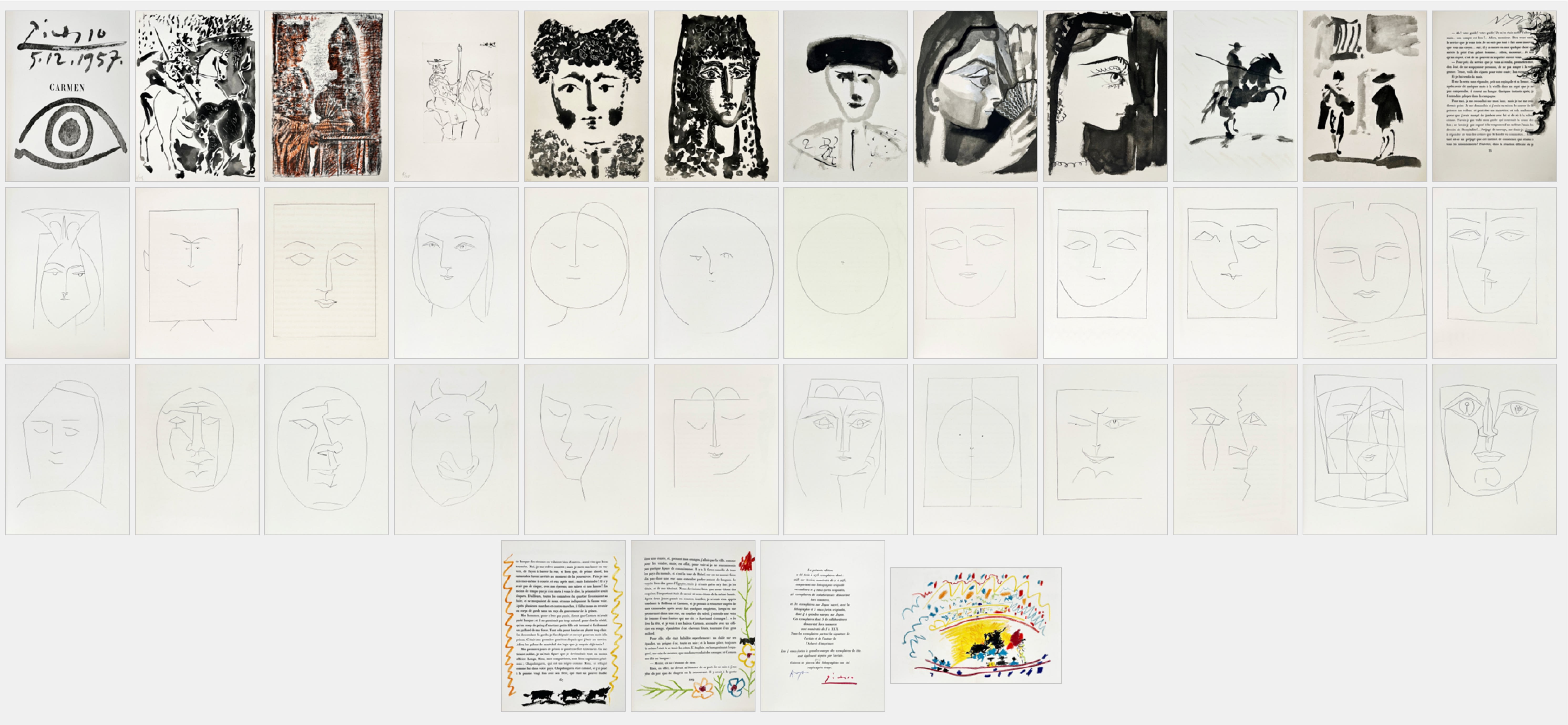 Pablo Picasso - Le Carmen des Carmen, 1968 - Image 3