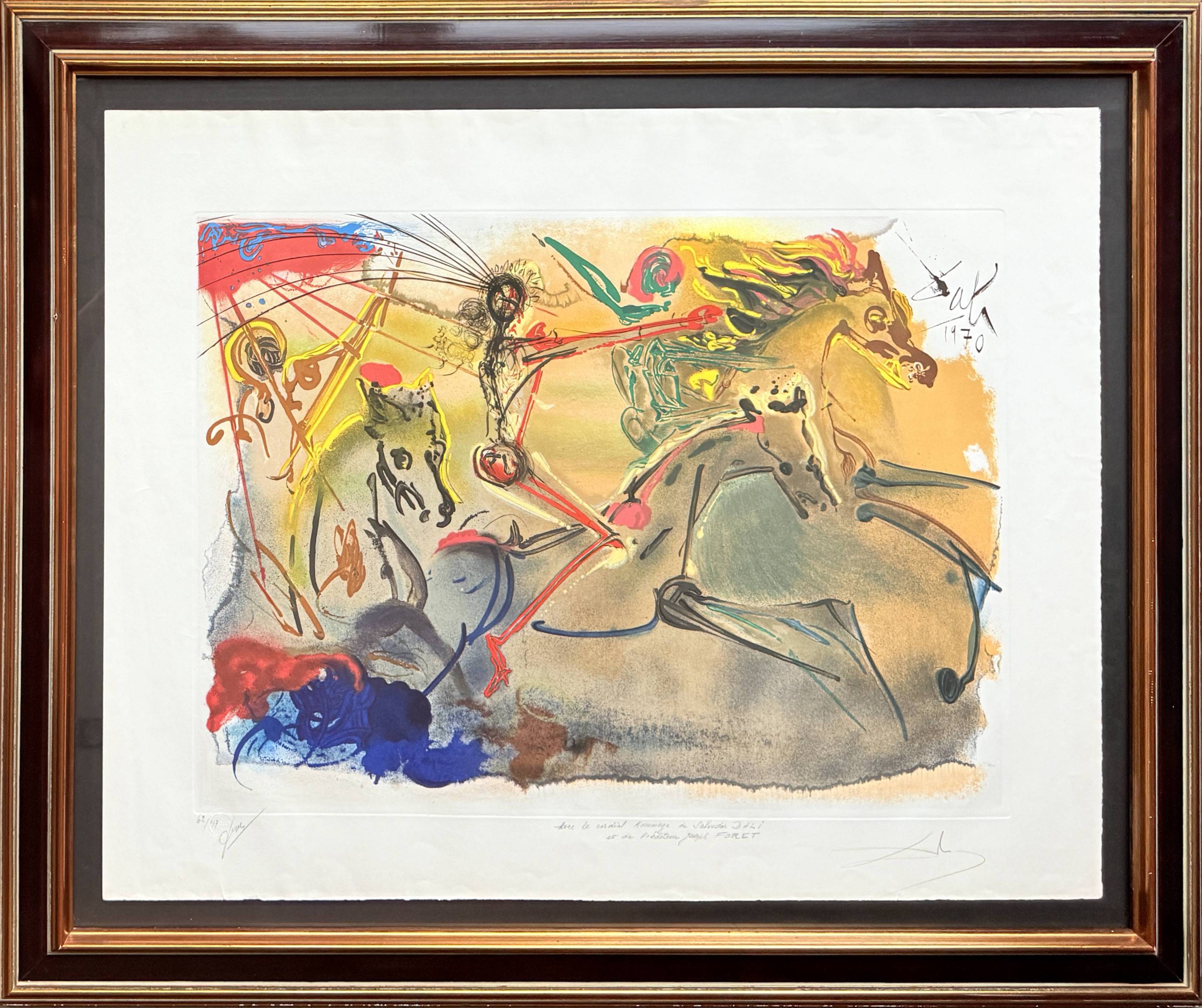 Salvador Dali - Les Caveliers de l'Apocalypse, 1971