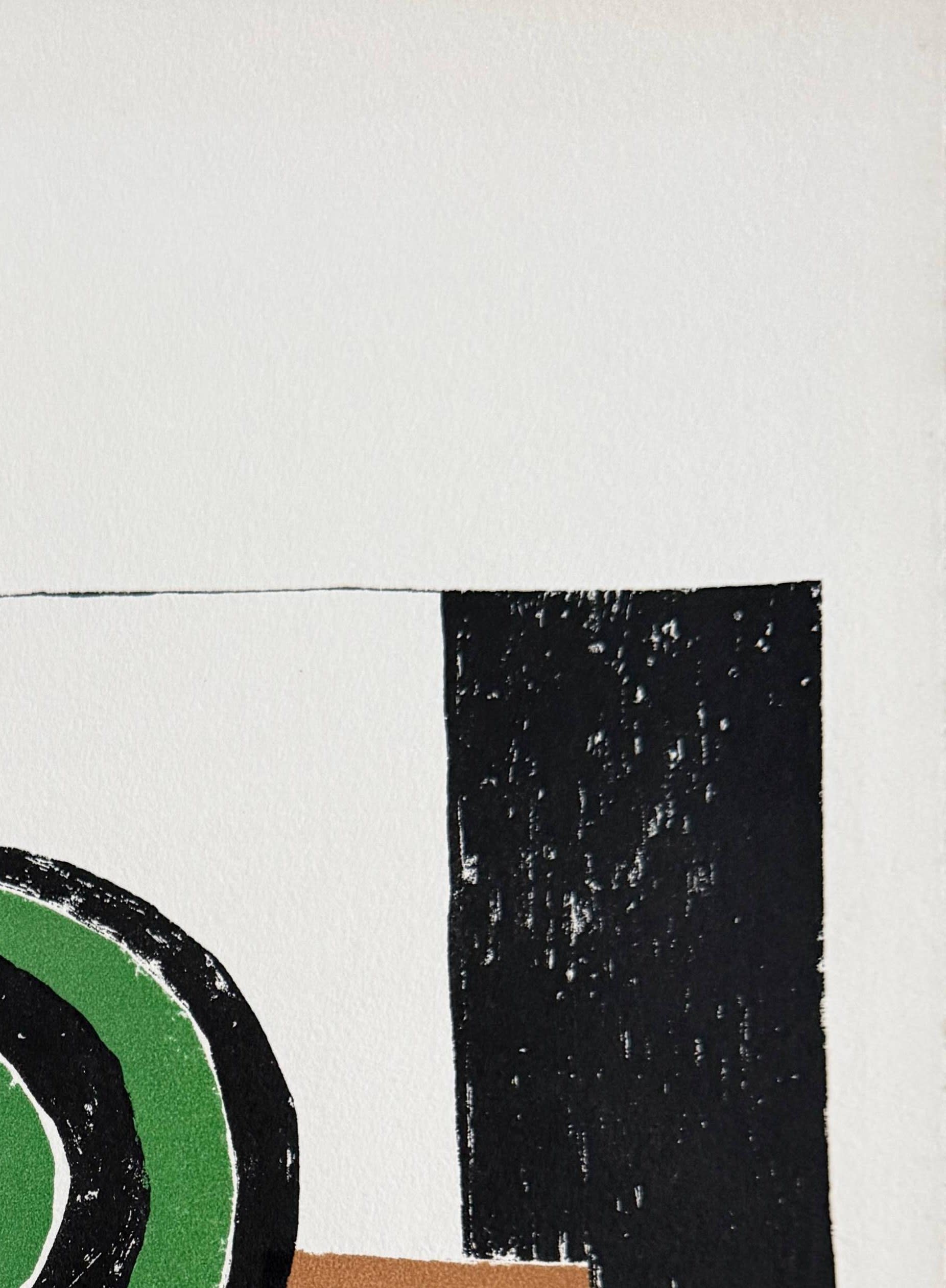 Pablo Picasso - Composition en Troi Couleurs, 1957 - Image 3