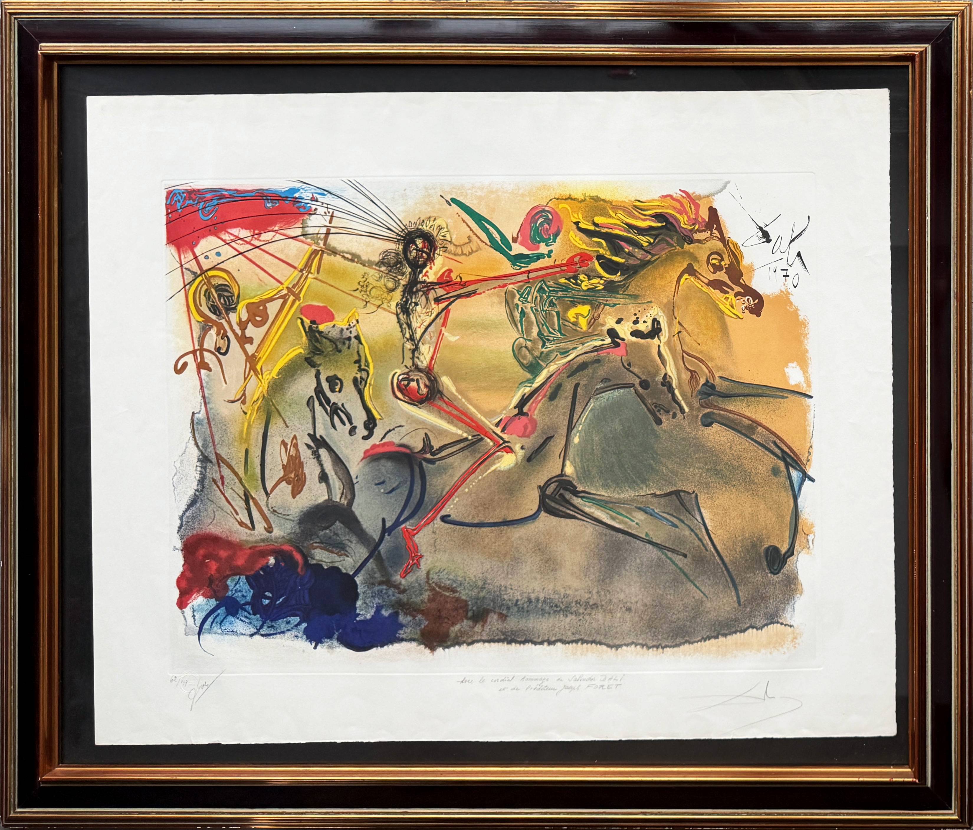 Salvador Dali - Les Caveliers de l'Apocalypse, 1971 - Image 7