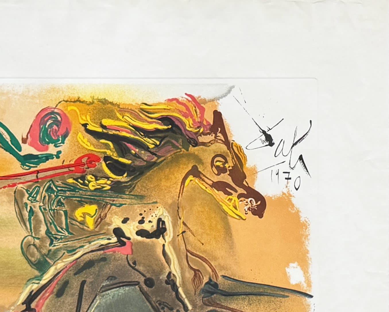 Salvador Dali - Les Caveliers de l'Apocalypse, 1971 - Image 4