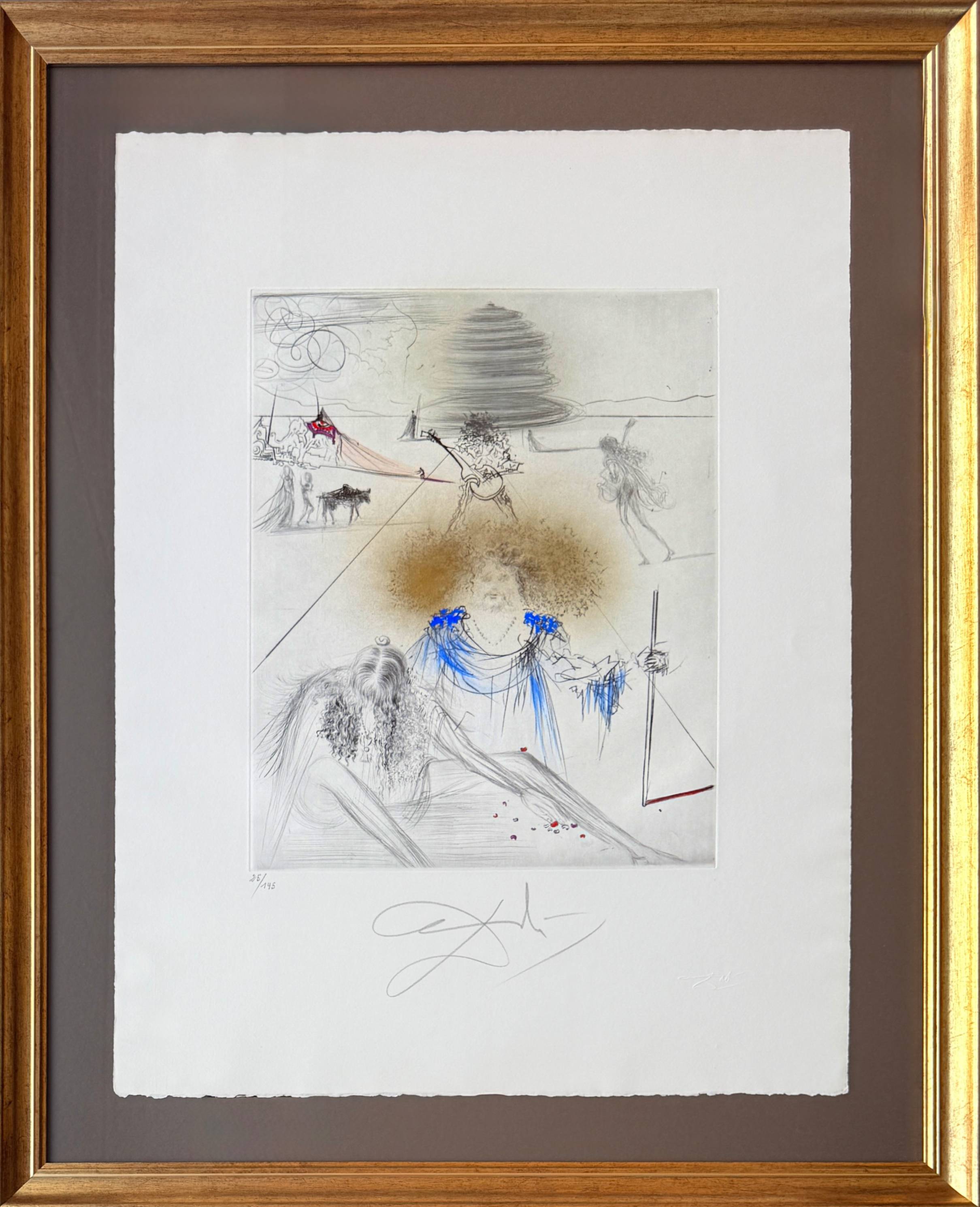 Salvador Dali - Le Vieil Hippy (The Old Hippy), 1969