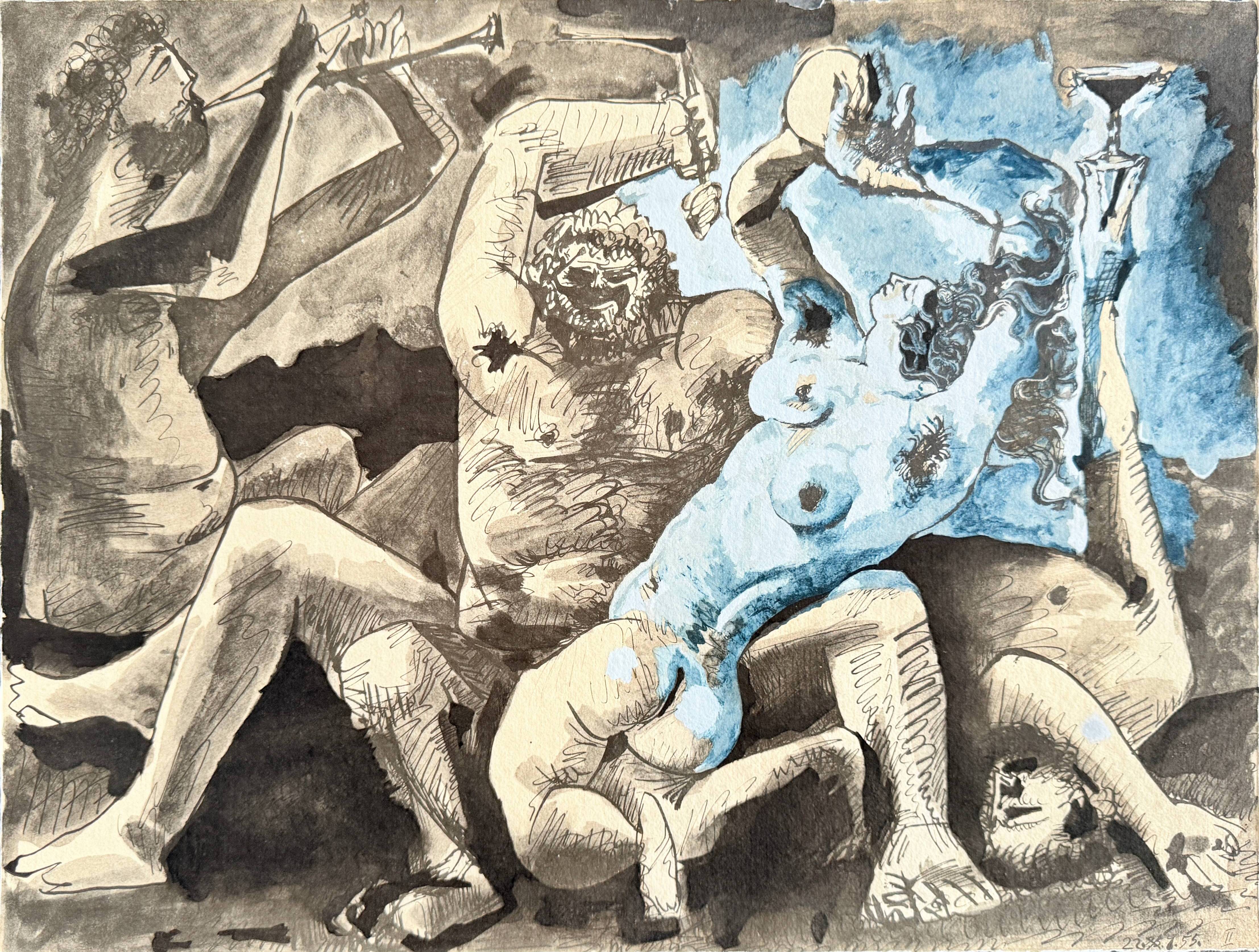 Pablo Picasso - Bacchanale, 1967 1 Pablo Picasso - Bacchanale, 1967