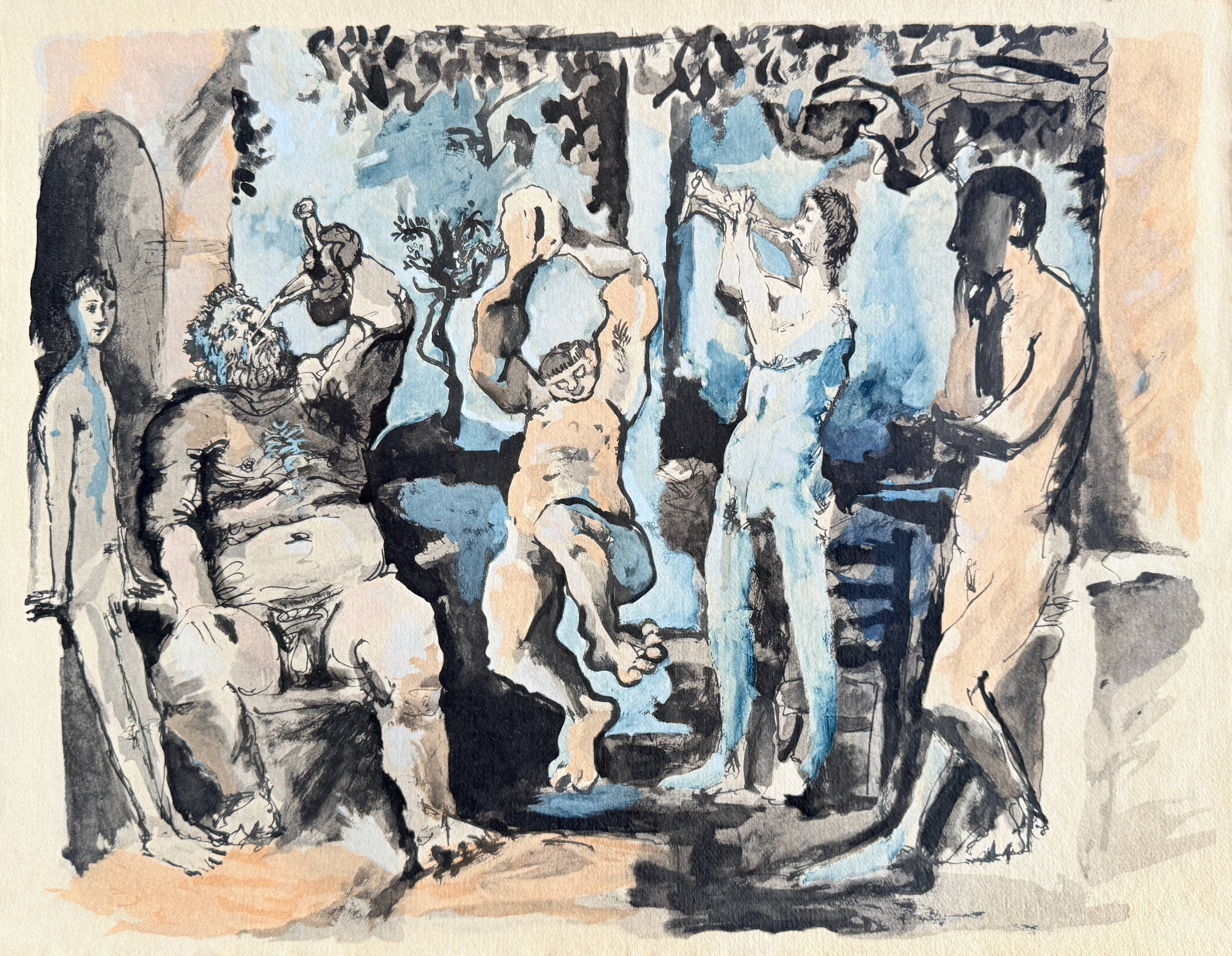 Pablo Picasso - Bacchanale, 1967 1 Pablo Picasso - Bacchanale, 1967