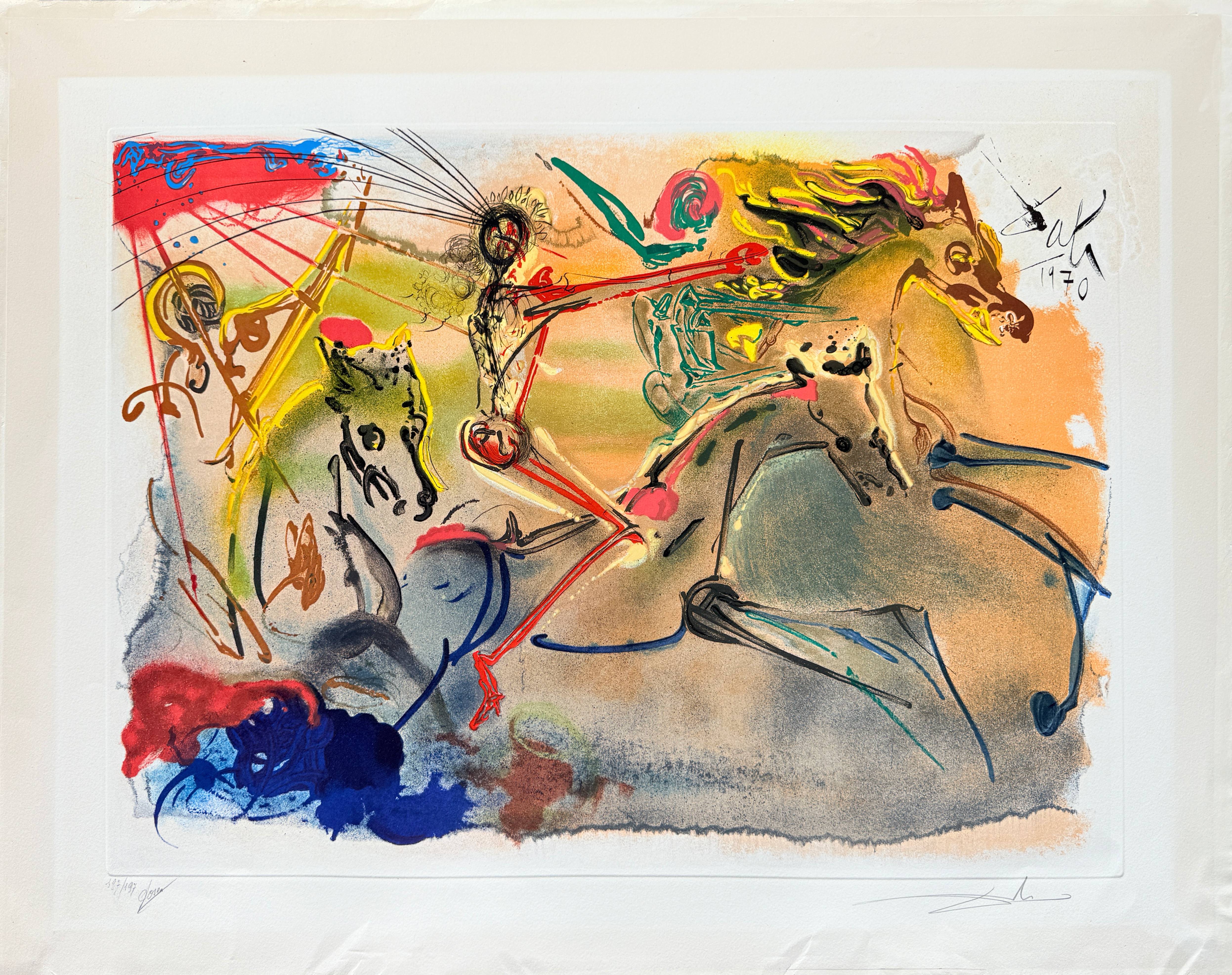 Salvador Dali - Les Caveliers de l'Apocalypse, 1971 3 Salvador Dali - Les Caveliers de l'Apocalypse, 1971 - Image 3