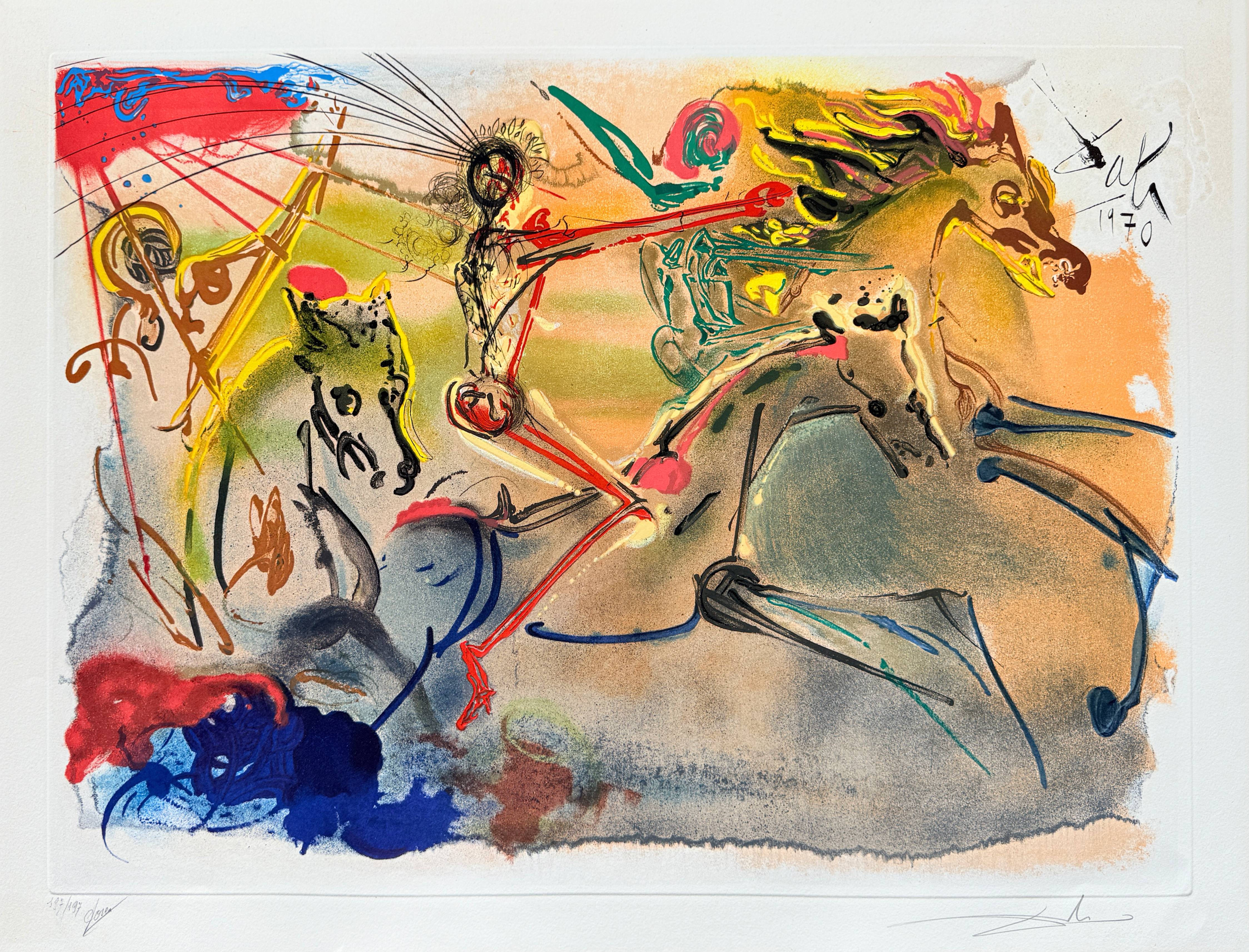 Salvador Dali - Les Caveliers de l'Apocalypse, 1971 1 Salvador Dali - Les Caveliers de l'Apocalypse, 1971